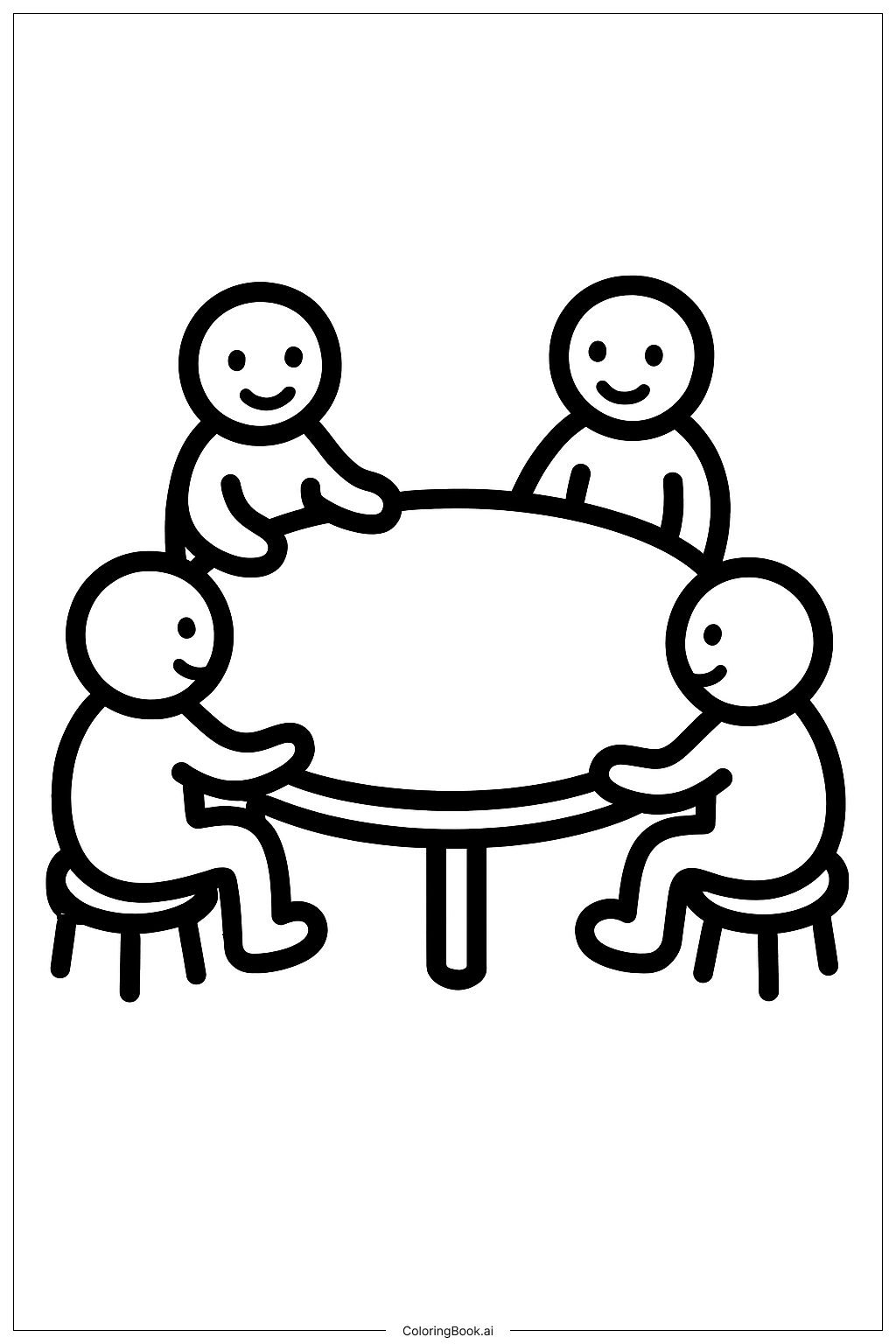 최후의 만찬 원형 테이블