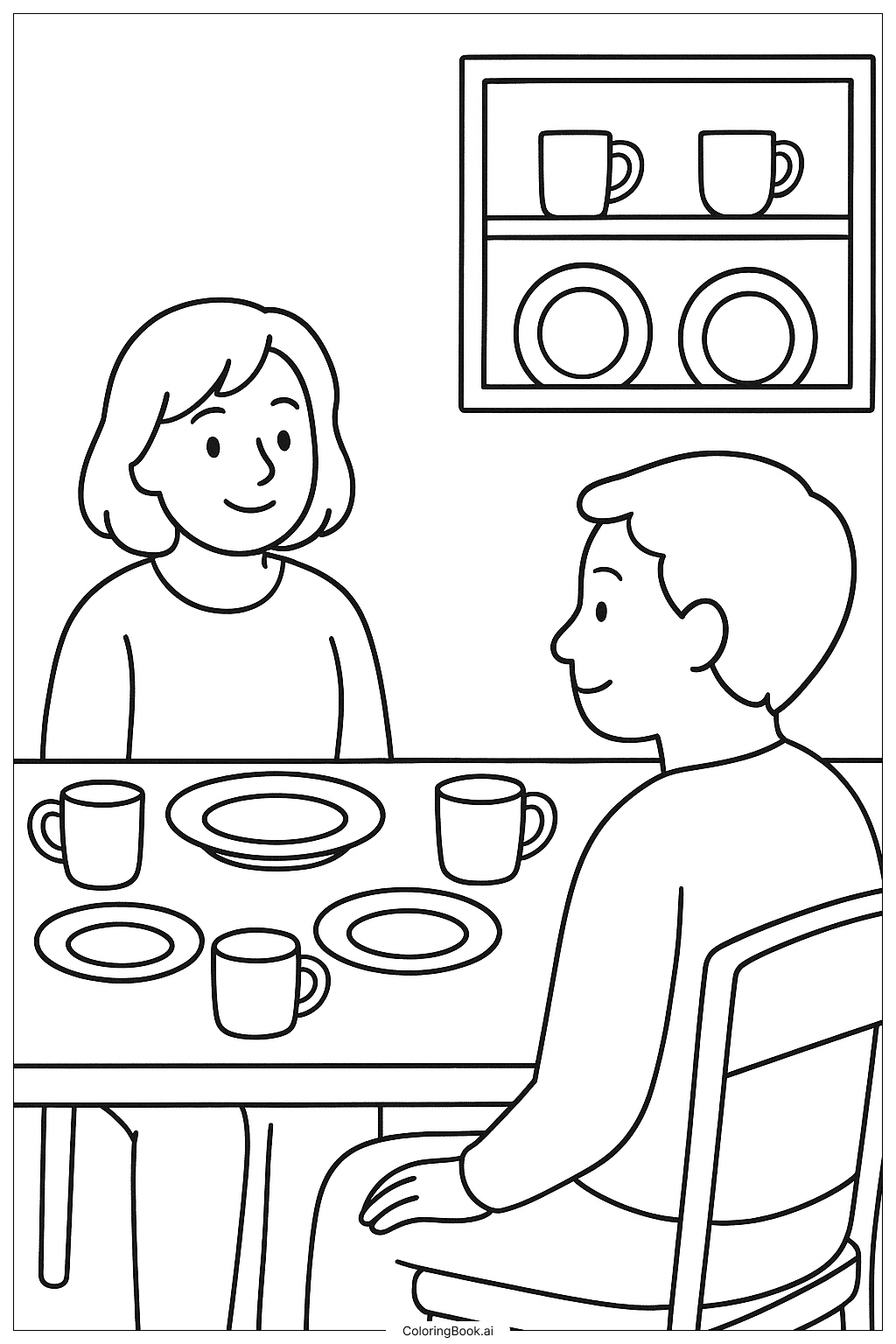 最後的晚餐餐盤擺設