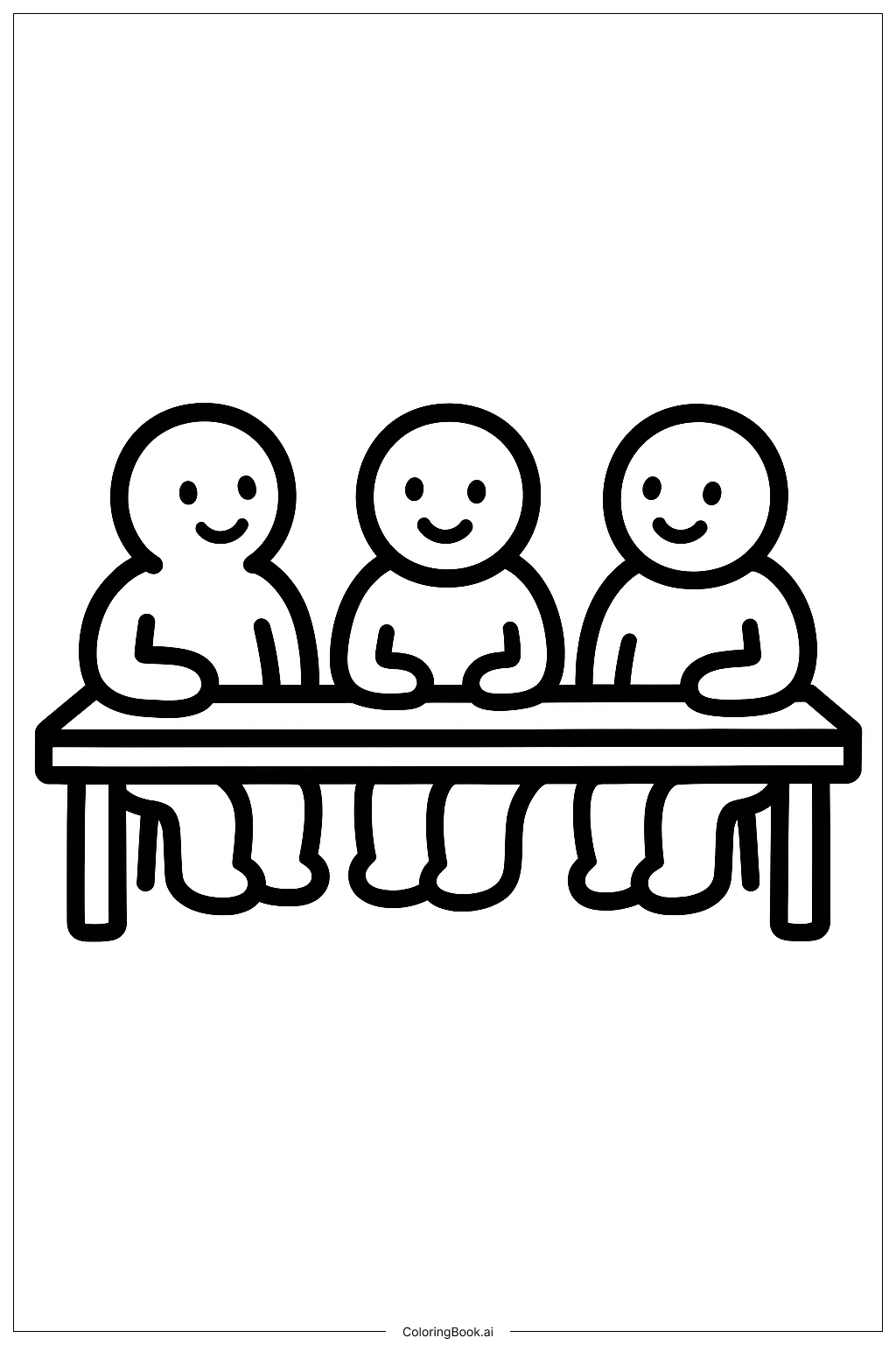  마지막 만찬 둥근 인물 색칠공부 페이지 