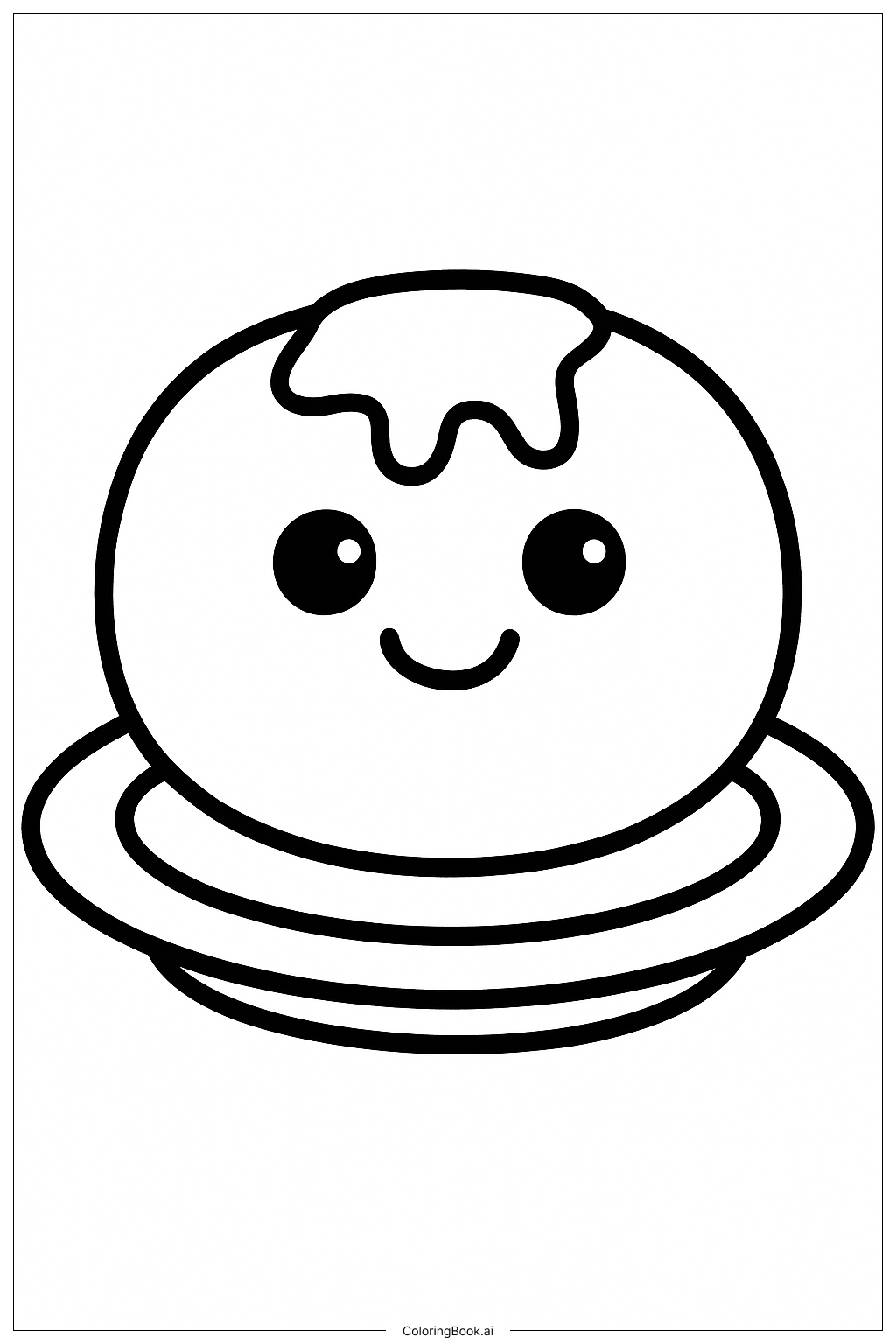  최후의 만찬 단일 접시 색칠공부 페이지 