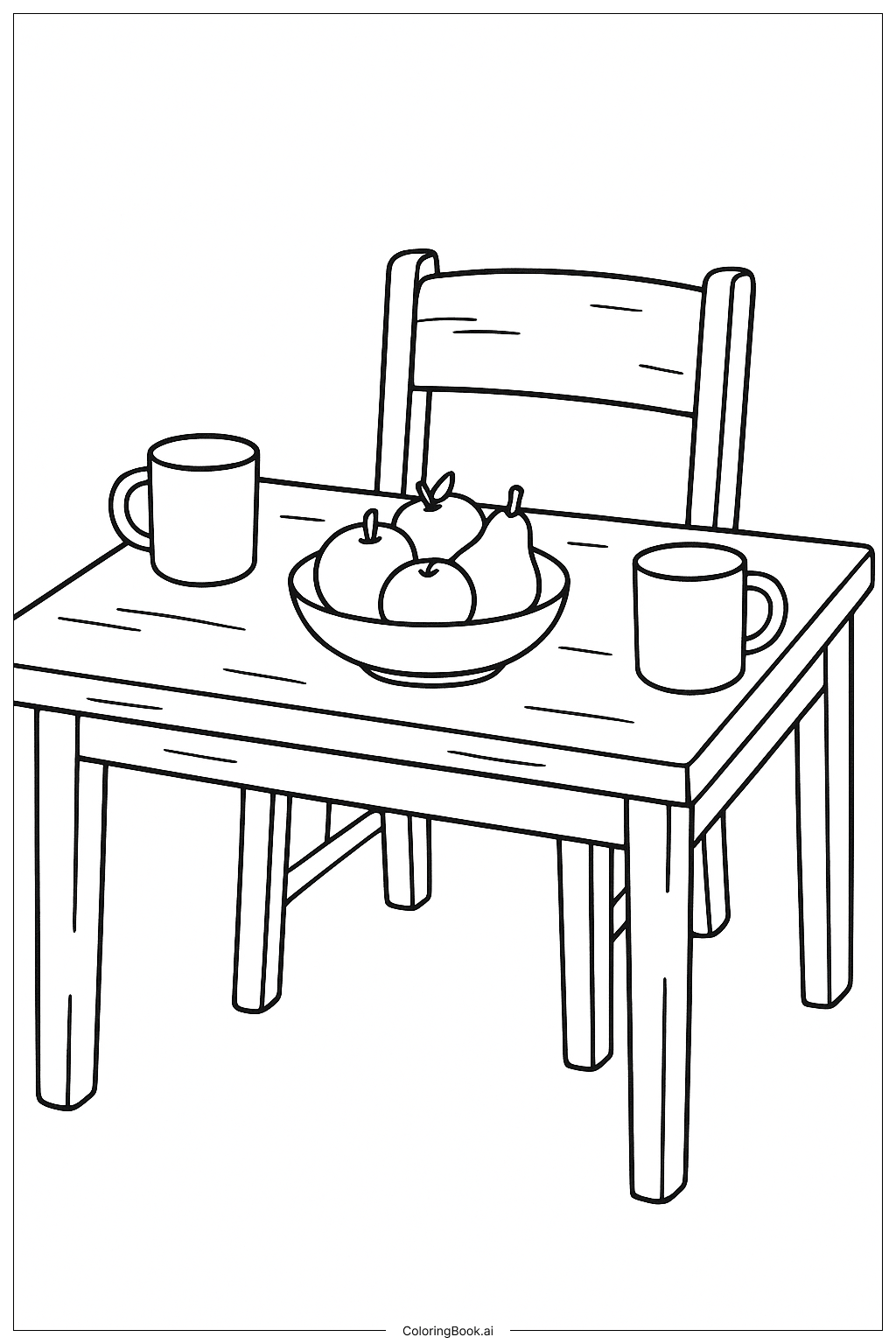  Página para colorir de Última Ceia Detalhes Pequenos 