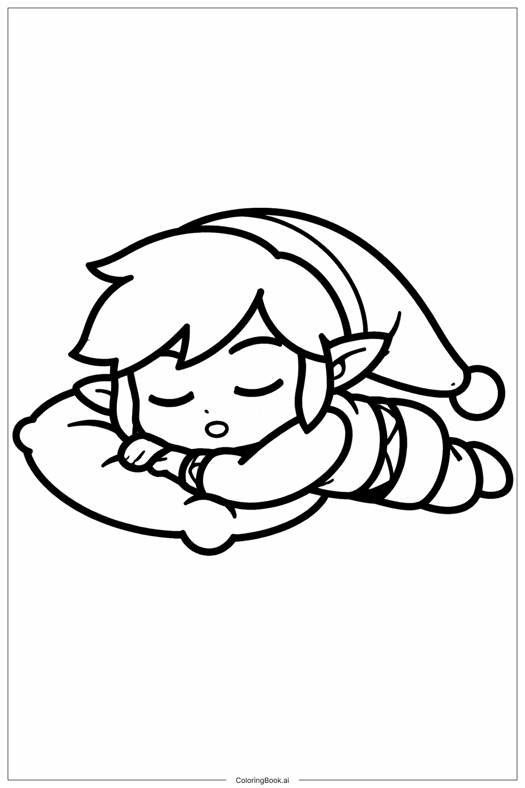  薩爾達傳說著色頁 