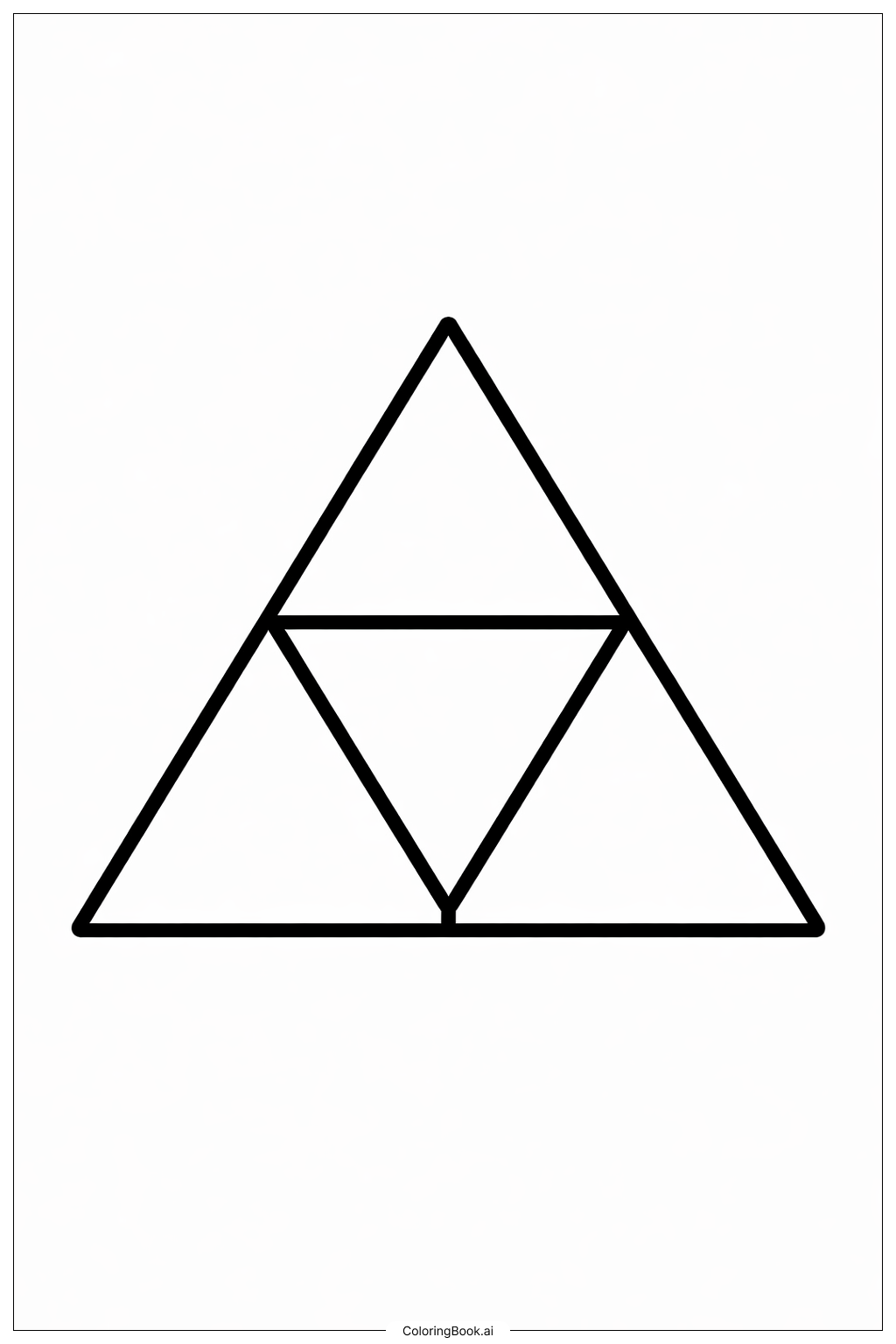  Legend Of Zelda Triforce Symbol Coloring Page 