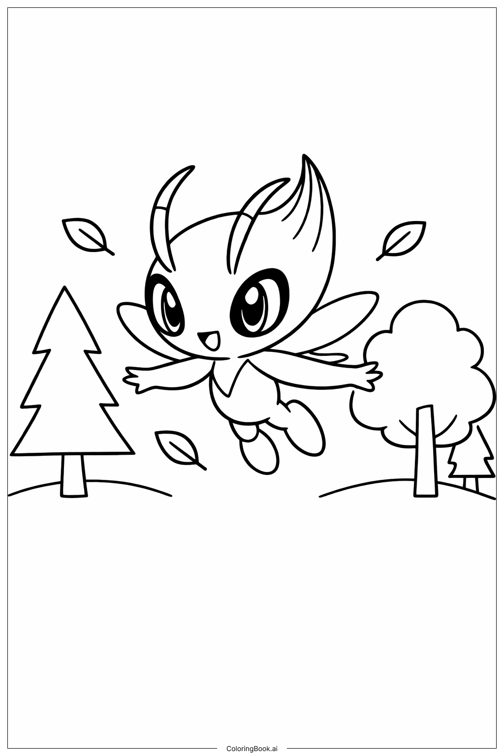 Pokemon Huyền Thoại Celebi Trong Rừng