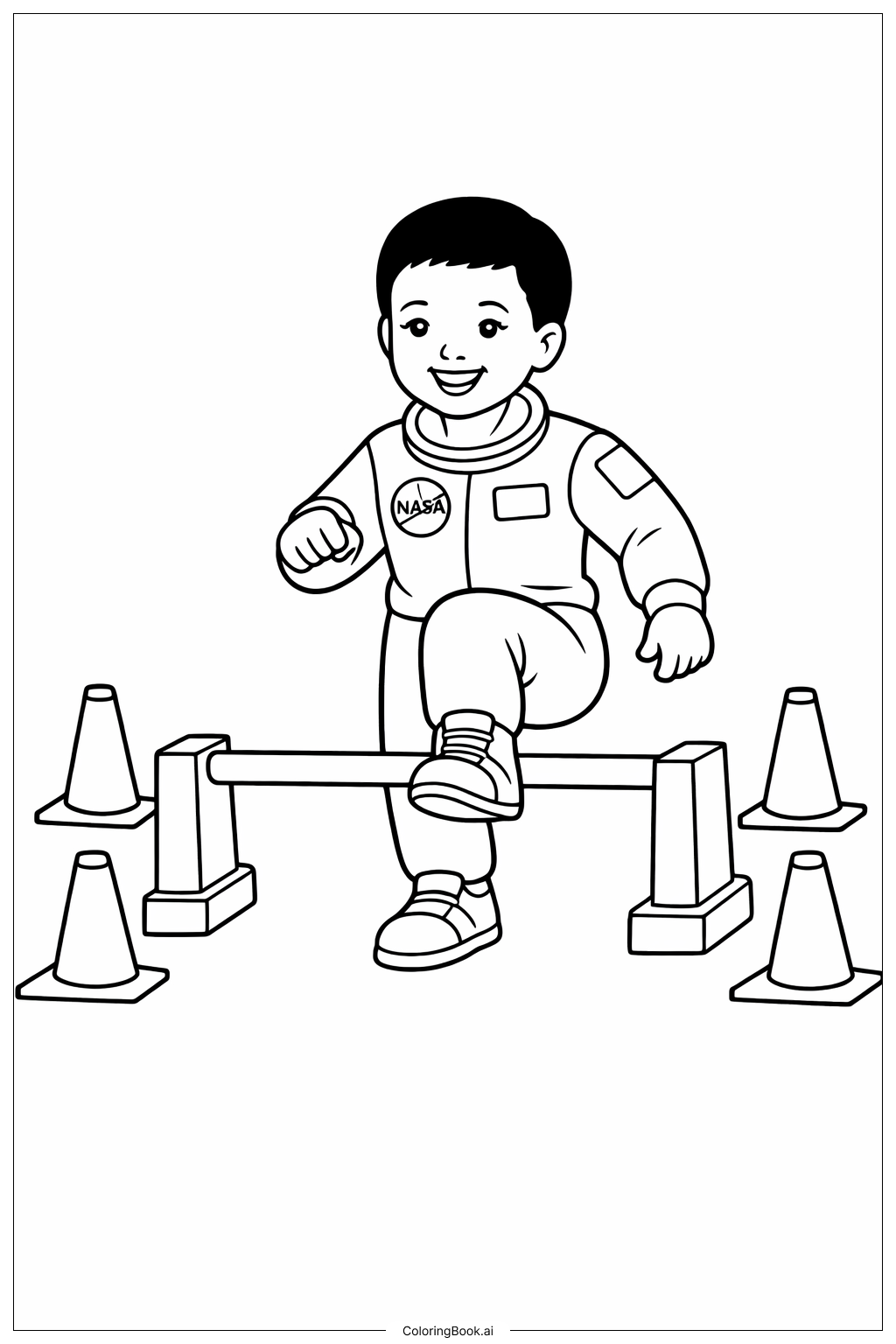  메이 제미슨 훈련 연습 색칠공부 페이지 