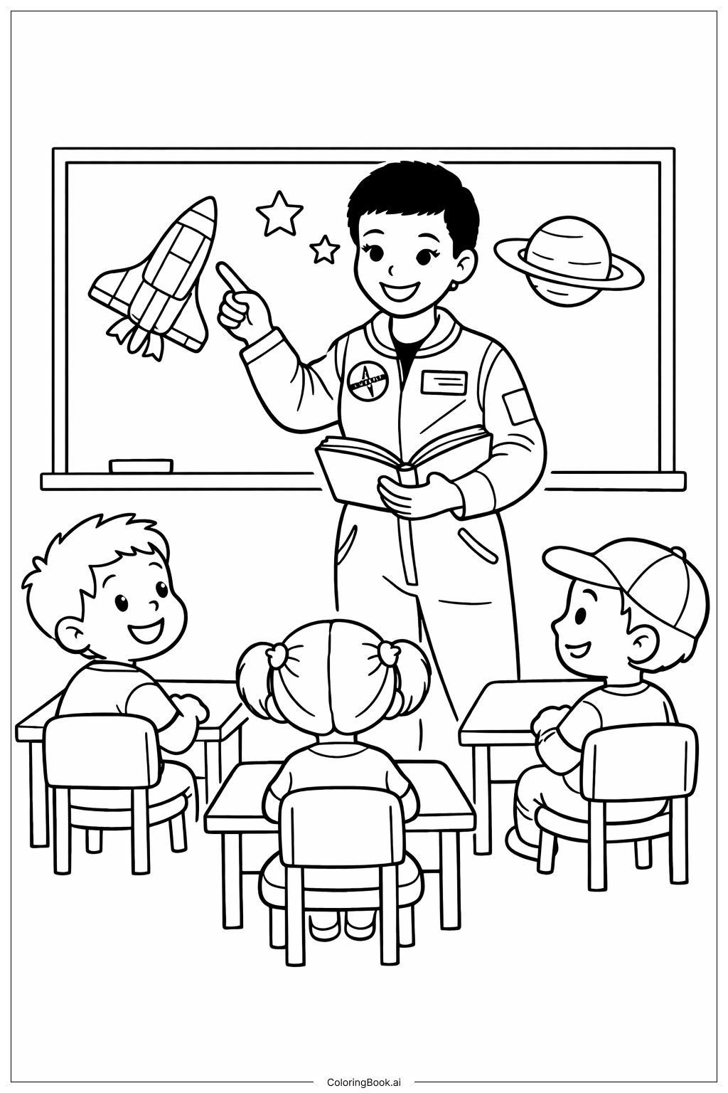  교실에서 가르치는 메이 제미슨 색칠공부 페이지 