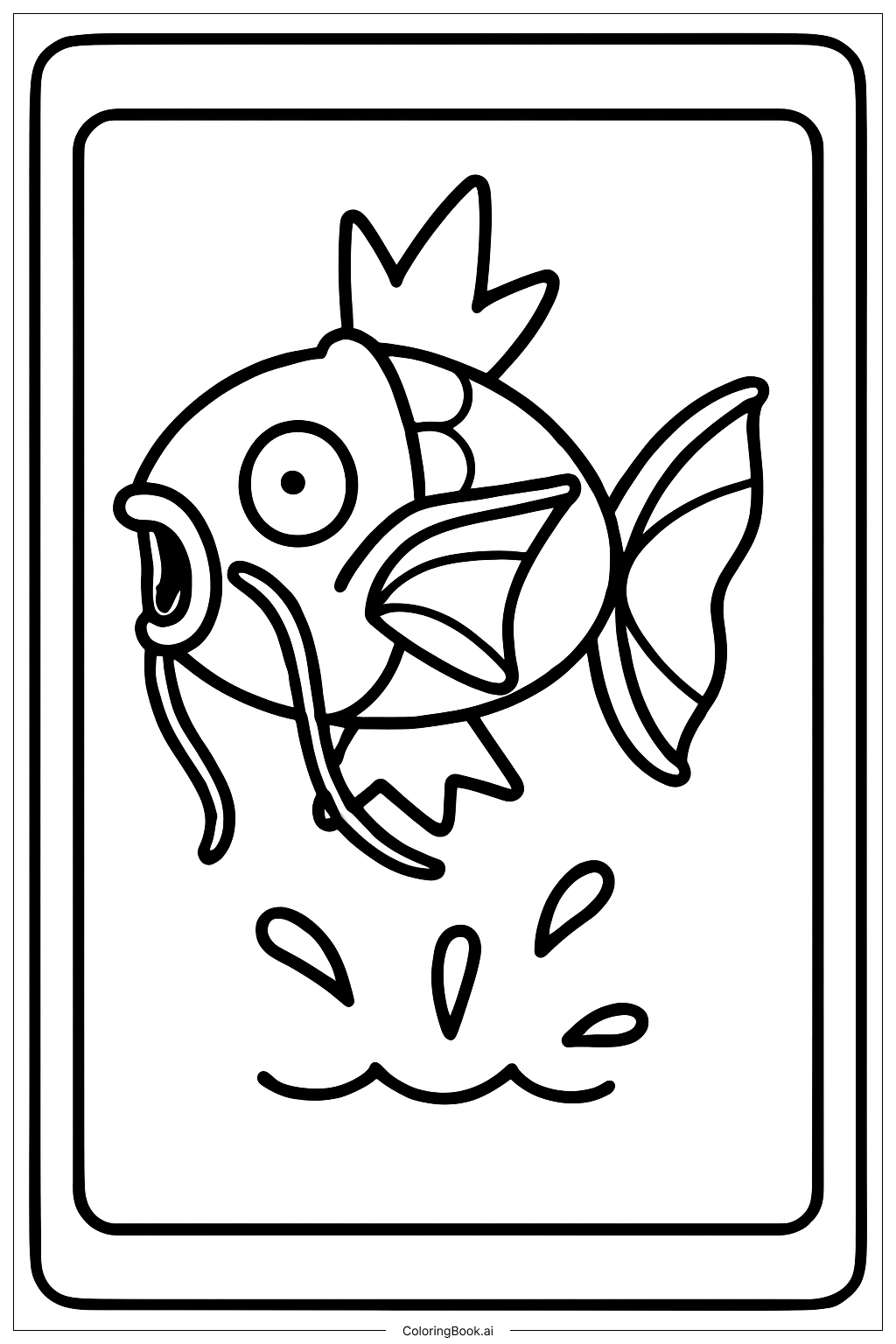 寶可夢卡牌著色頁