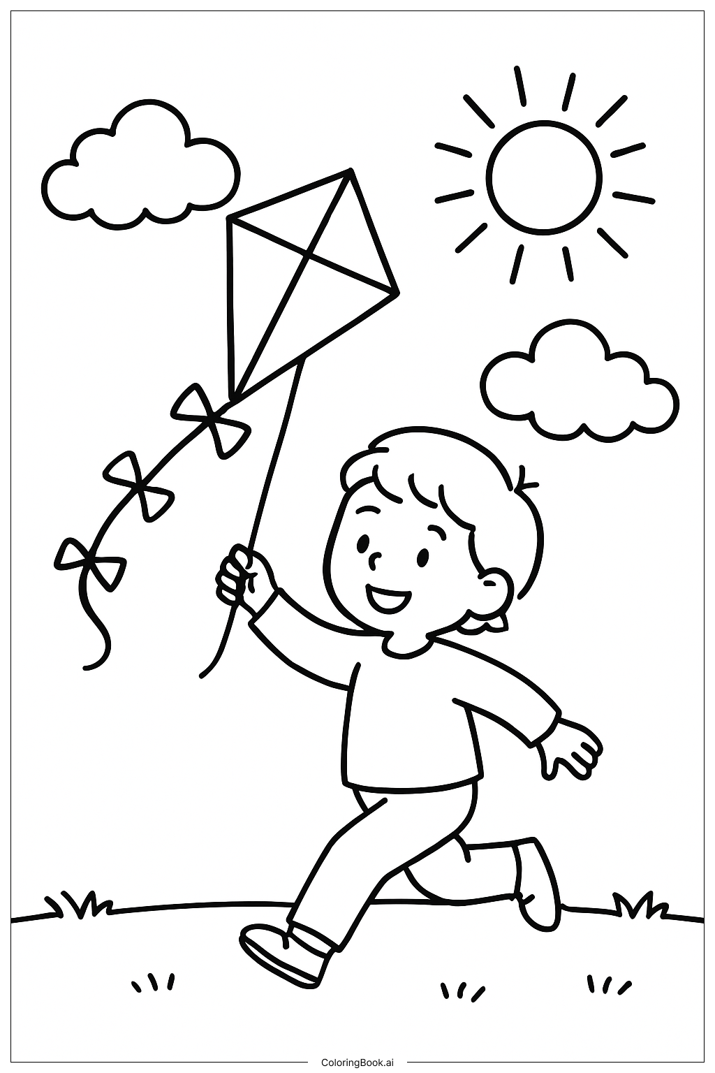  Märzkite am Himmel Ausmalseite 