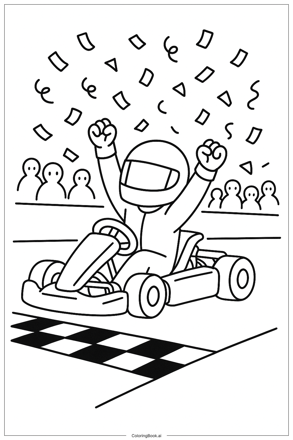  Trang tô màu Chào mừng dòng đích Mario Kart 