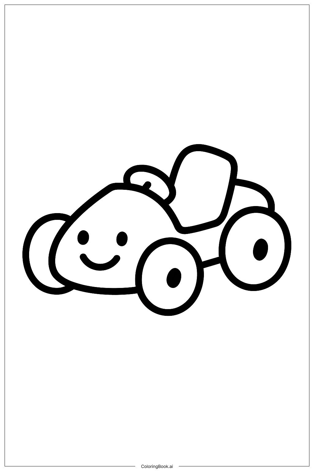  Mario Kart Friedlicher Kart Ausmalseite 