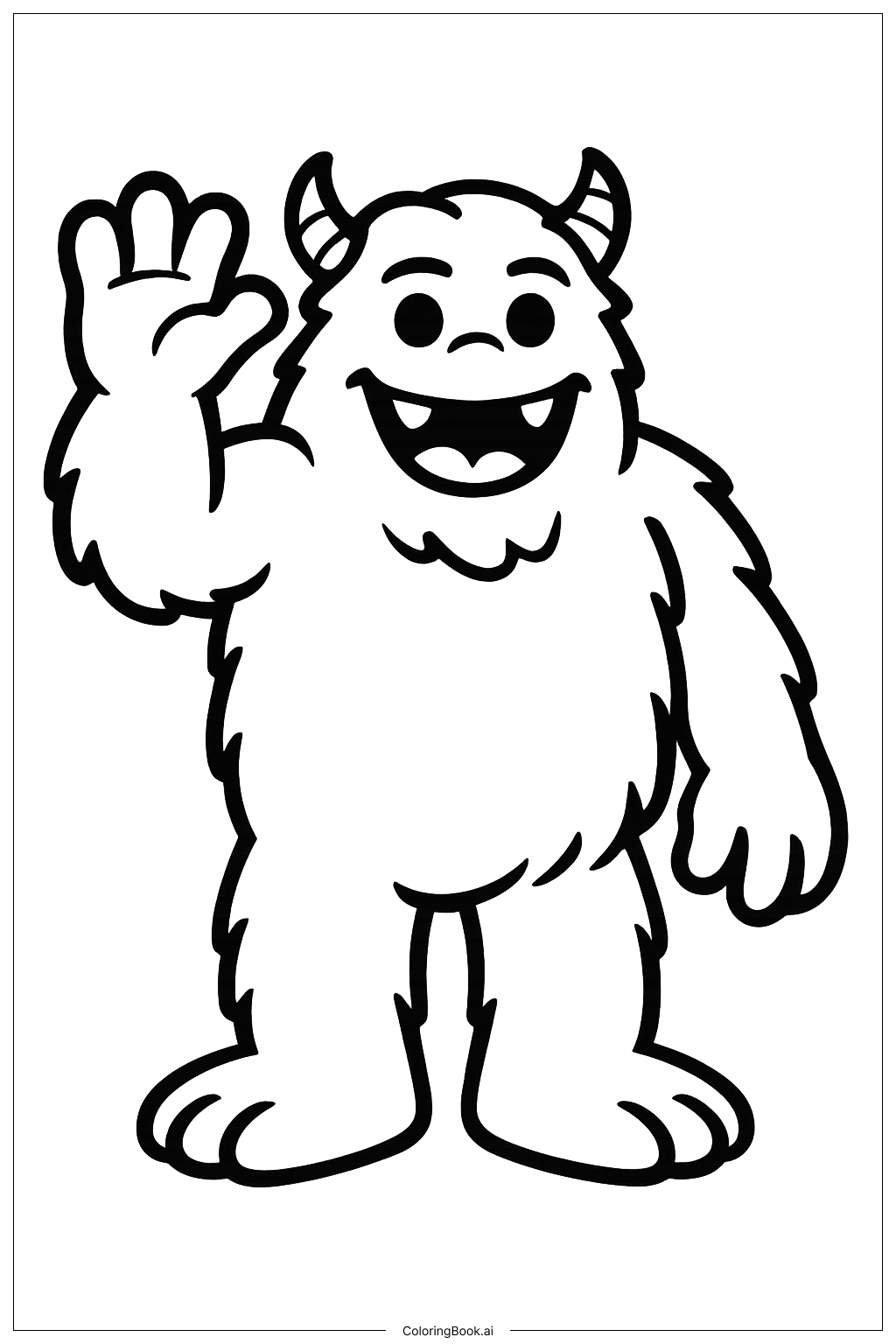 漫威友好怪兽填色页