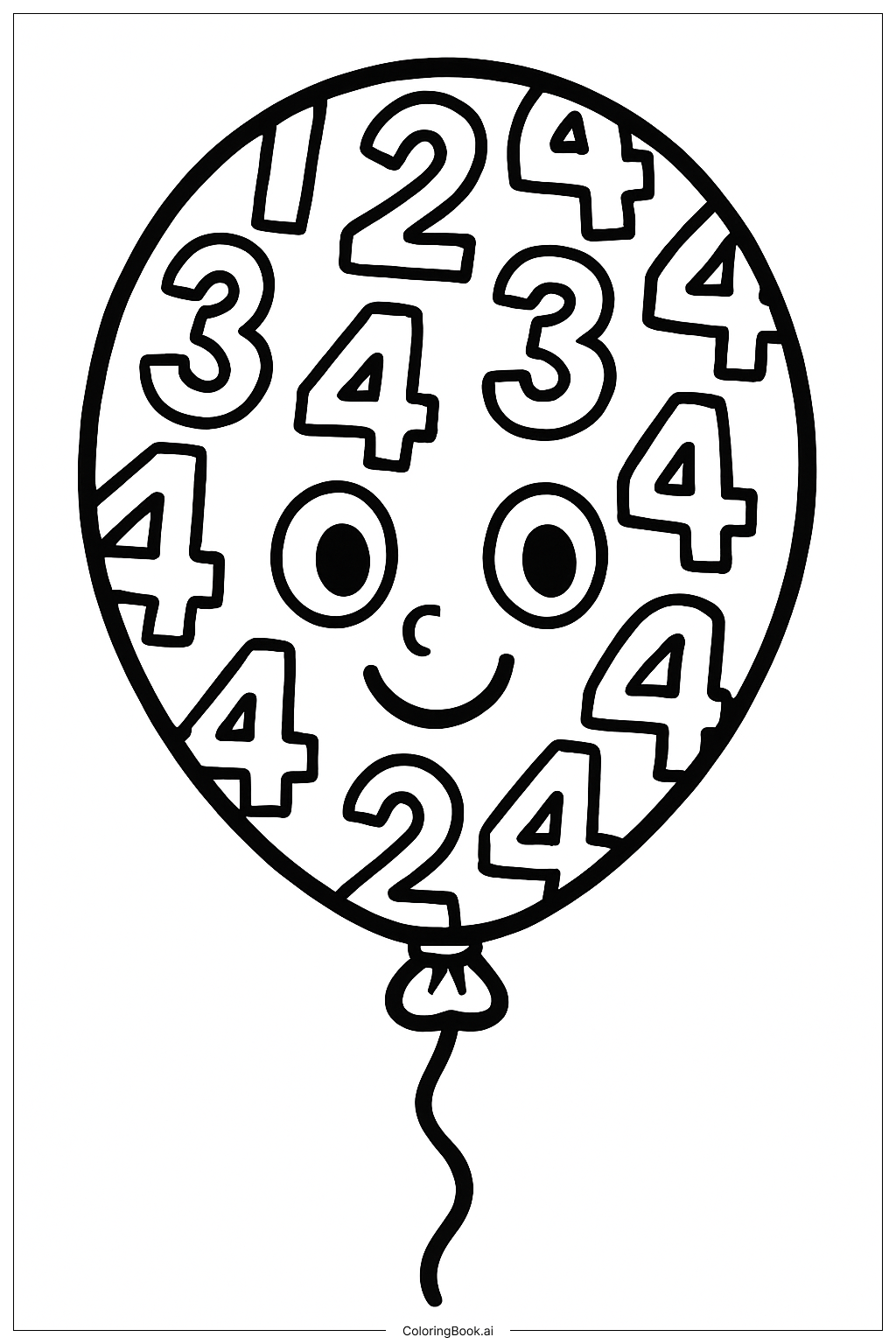 Math Coloring Page