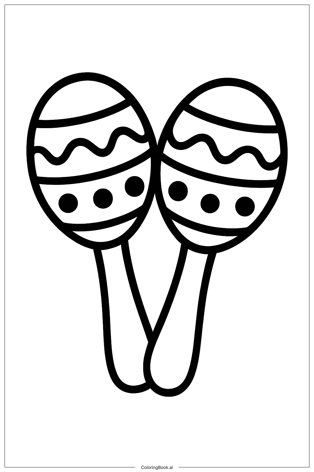 Pareja de Maracas Mexicanas