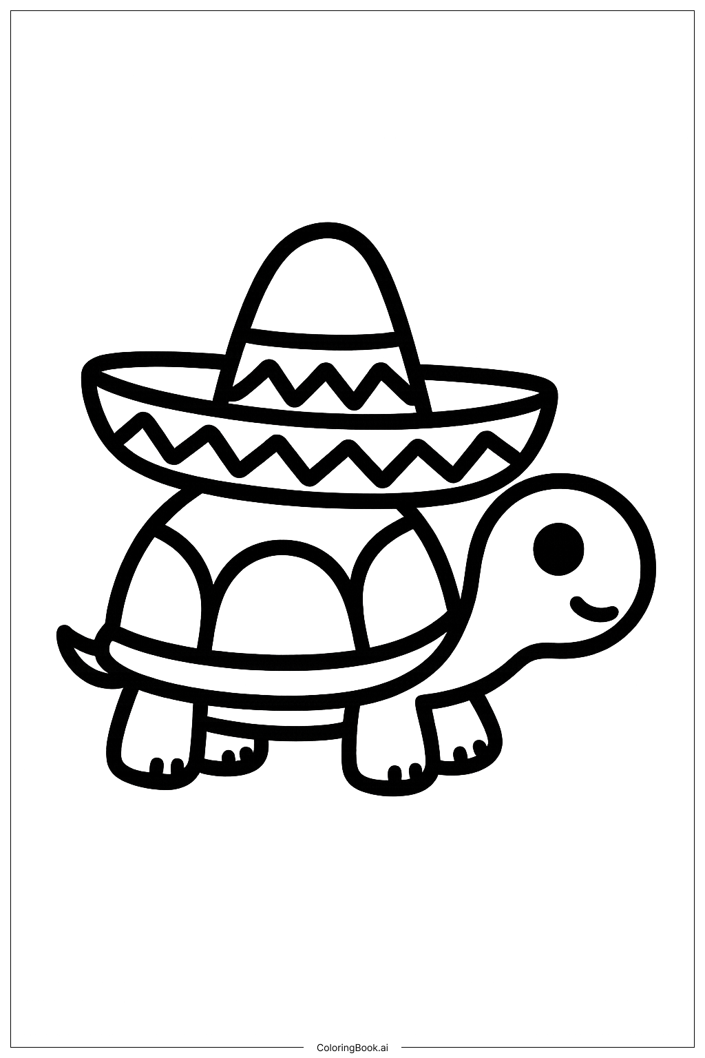 멕시코 거북이 모자 쓰기