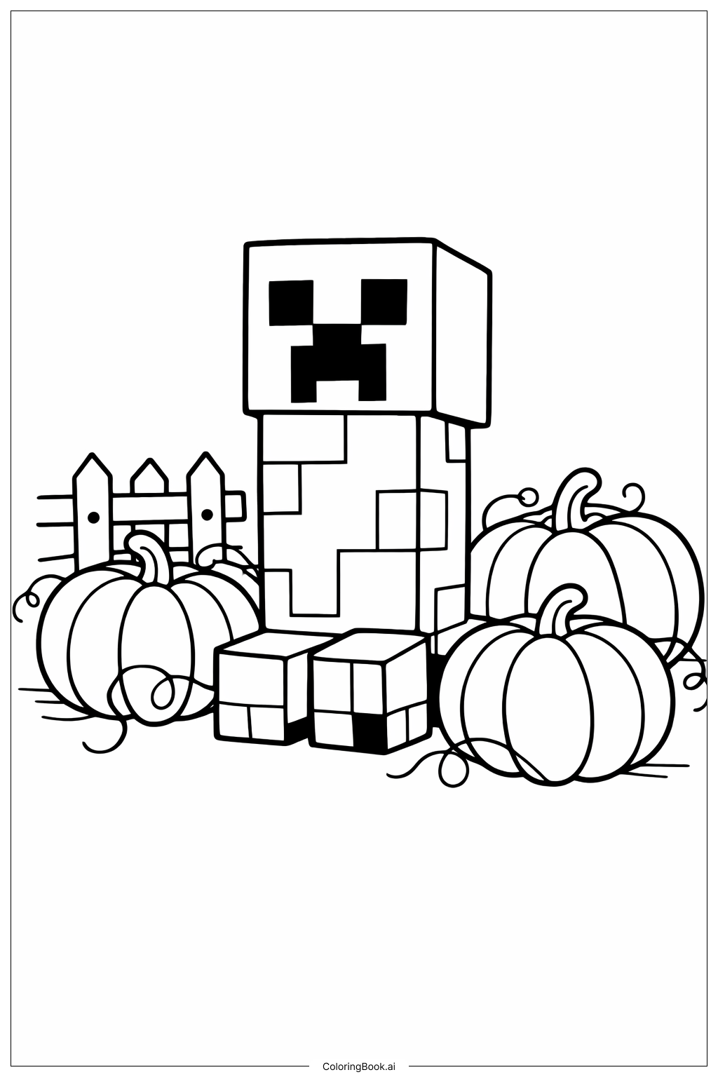 Minecraft 南瓜地的苦力怕