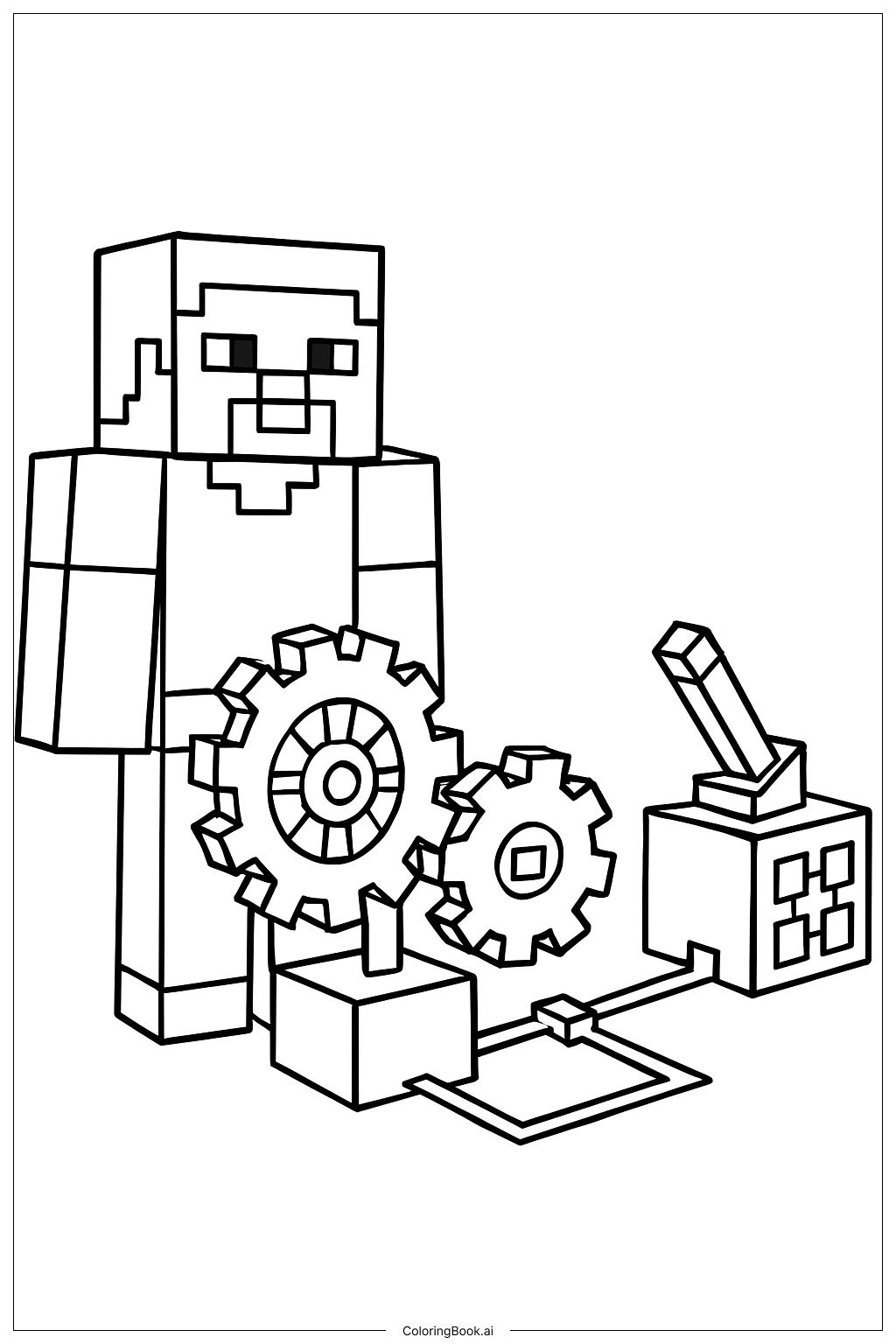 我的世界史蒂夫红石工坊