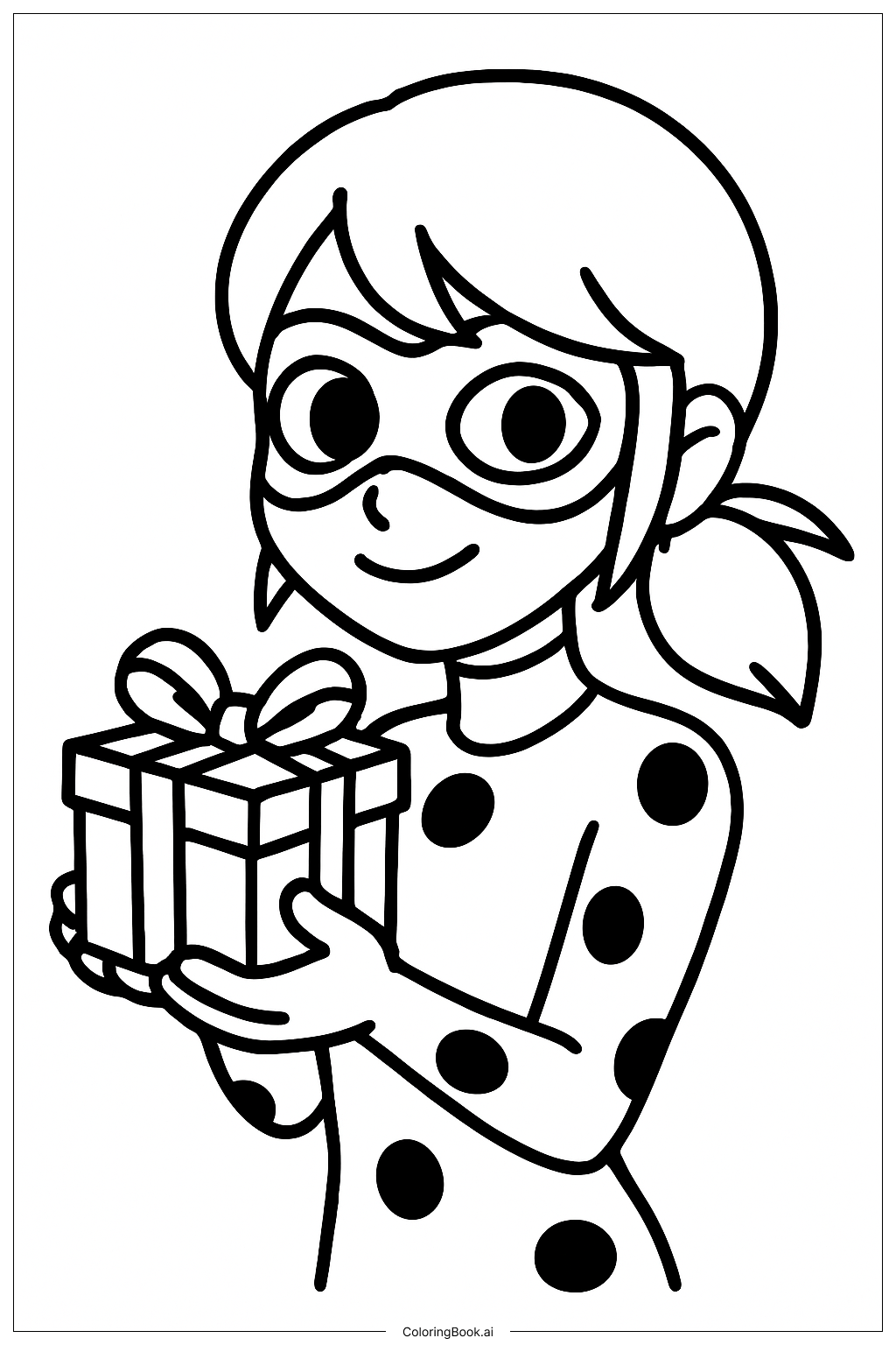 Chú Bé Nữ Siêu Nhân Cùng Quà Tặng