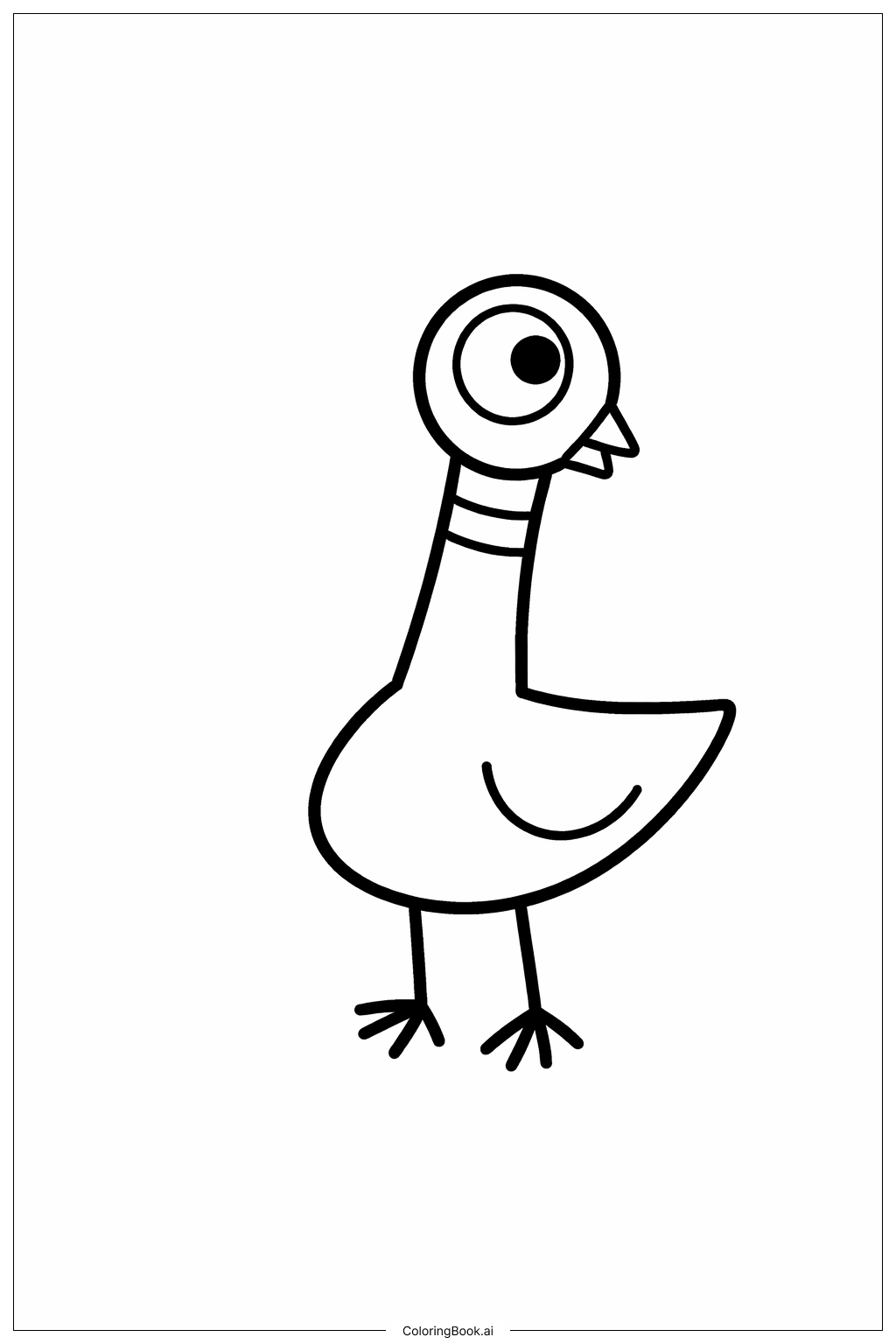  Mo Willems Taube Ausmalseite 