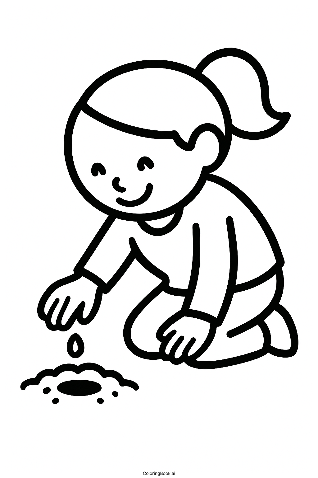 Mamá Plantando una Semilla