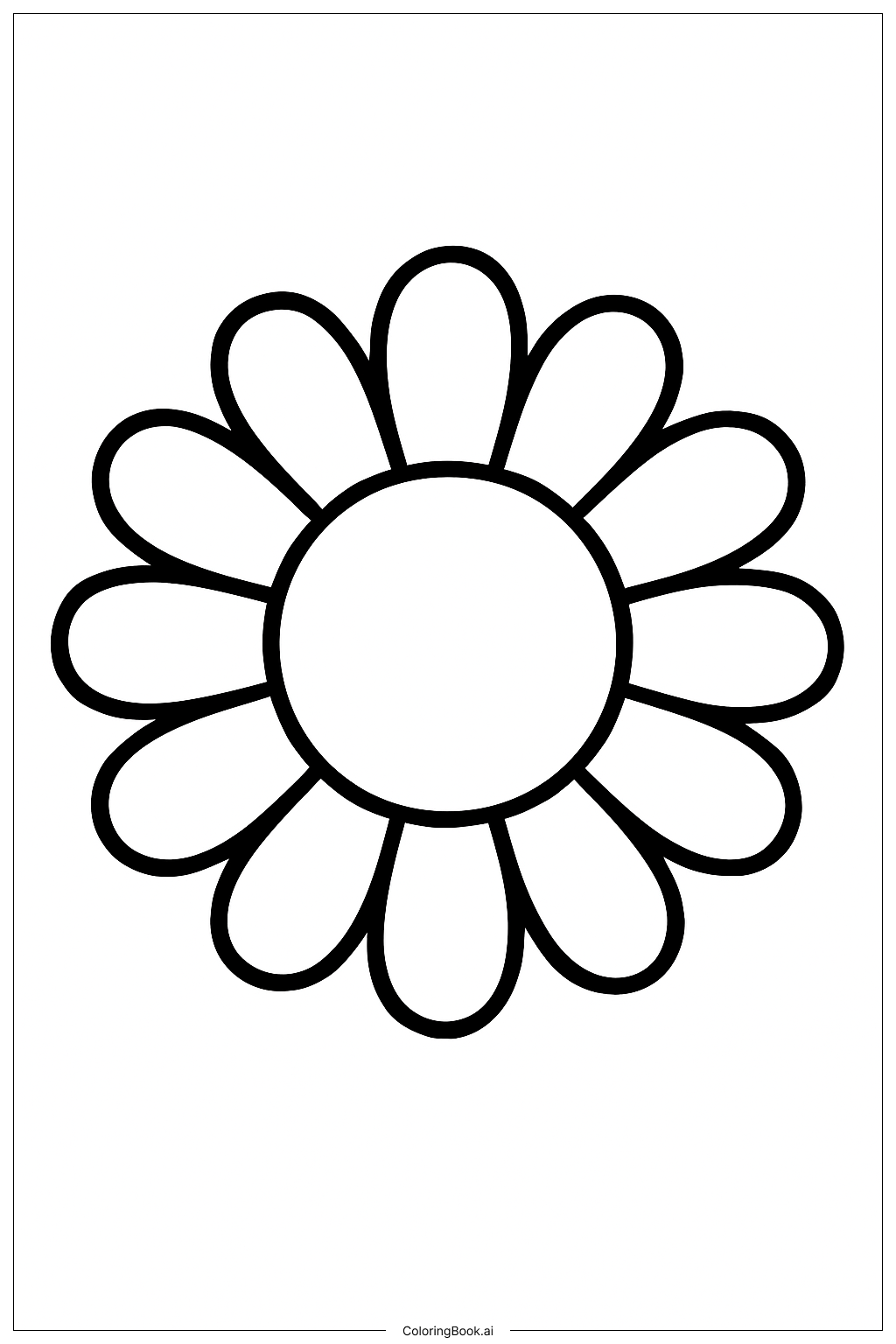 Page de coloriage Fleur Joyeuse Mandala du Lundi