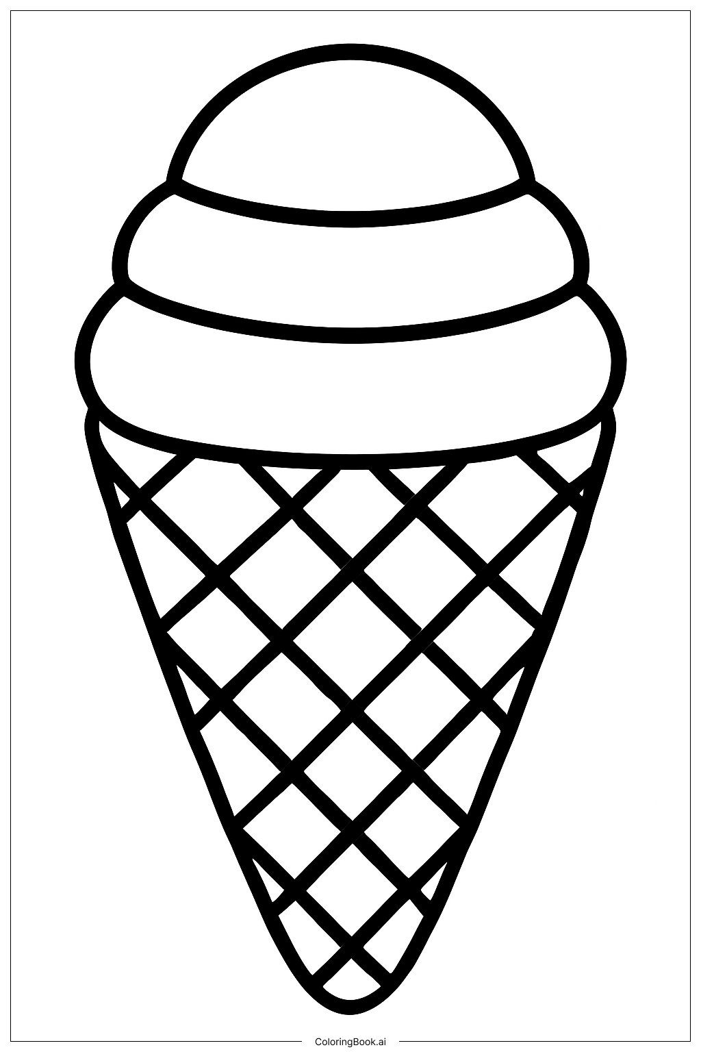 Page de coloriage Glace Mandala du Lundi