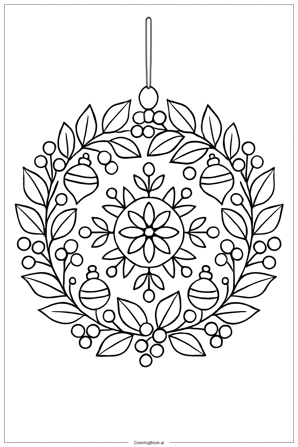 Couronne Saisonnière de Mandala du Lundi