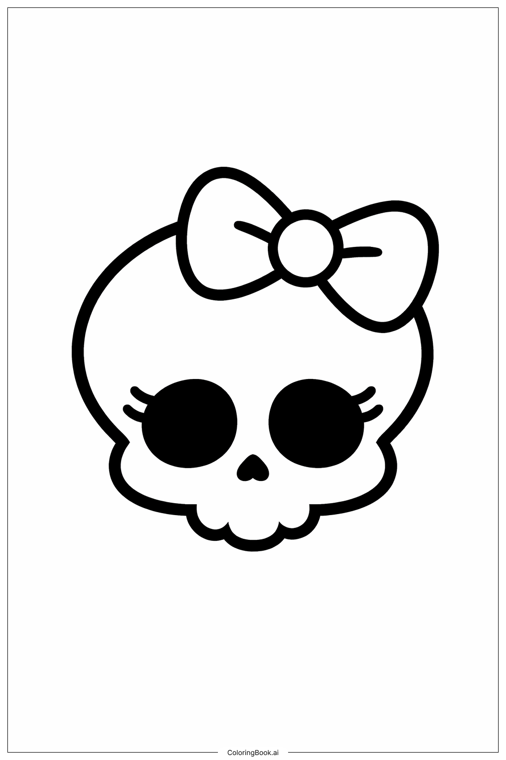  Trang tô màu Đầu Lâu Cười Monster High 