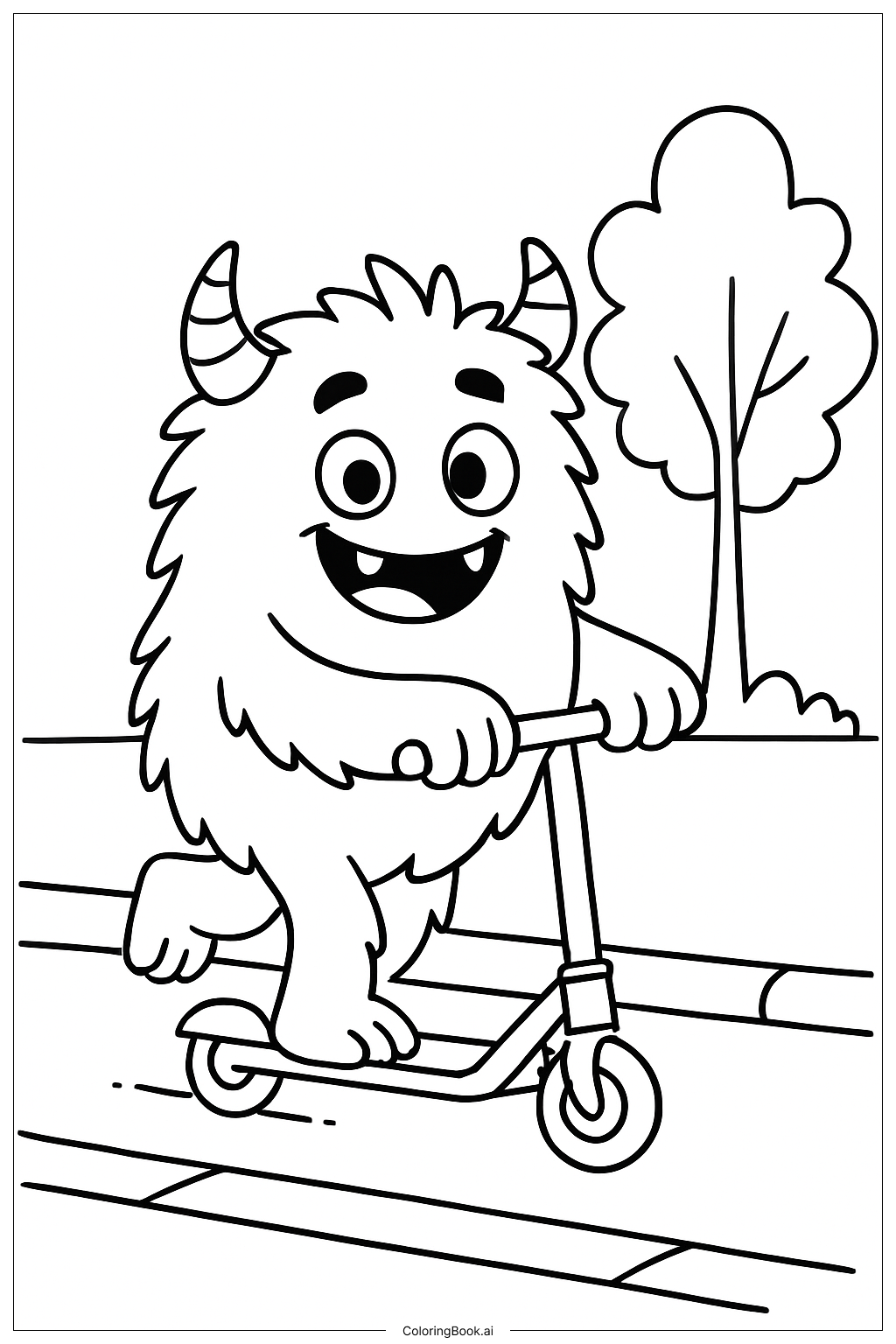 Monster Riding Scooter