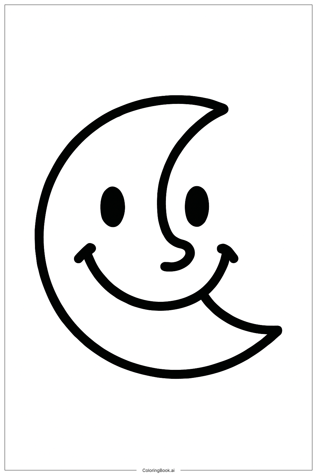  Trang tô màu Mặt Trăng 