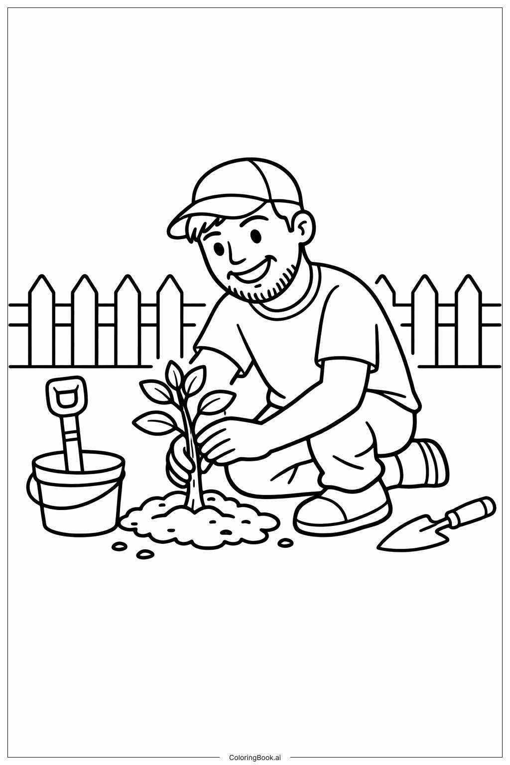  Mr Beast Pflanzt Baum Ausmalseite 