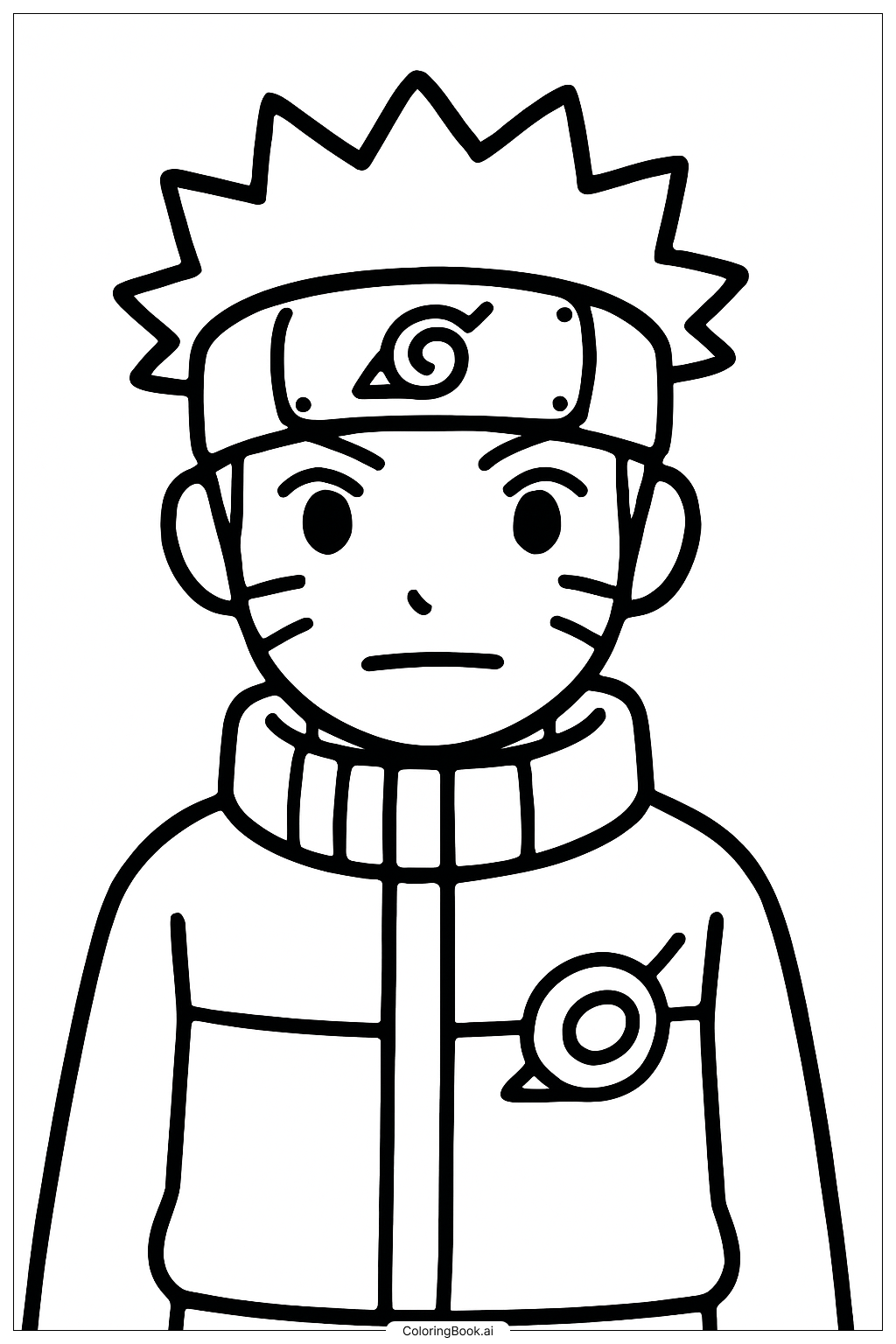  Naruto Coloring Page 