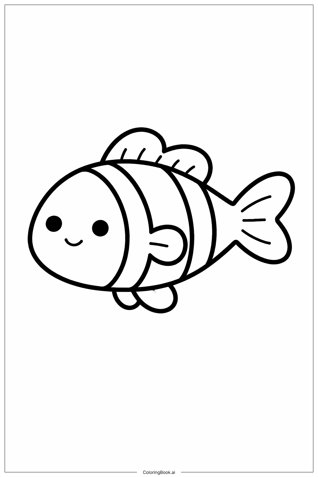  尼莫靜靜漂浮著色頁 