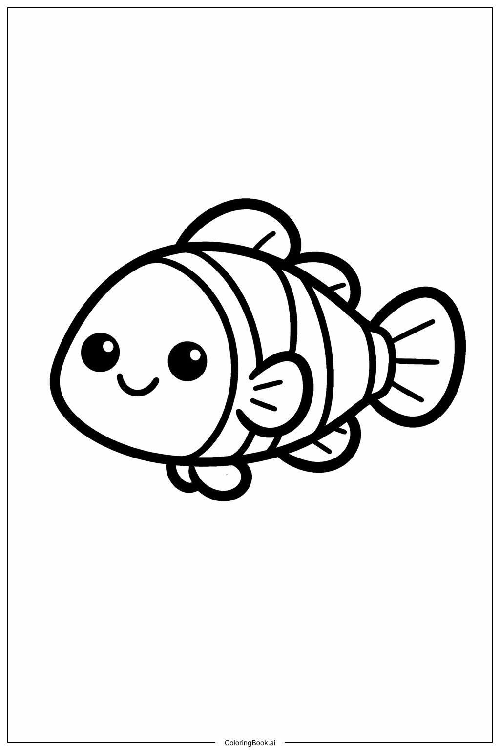  尼莫的小海洋朋友著色頁 