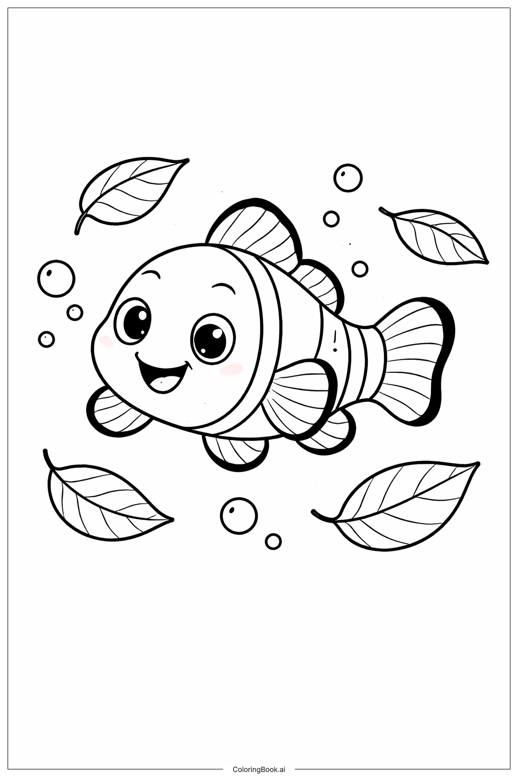 Página para colorear de Nemo