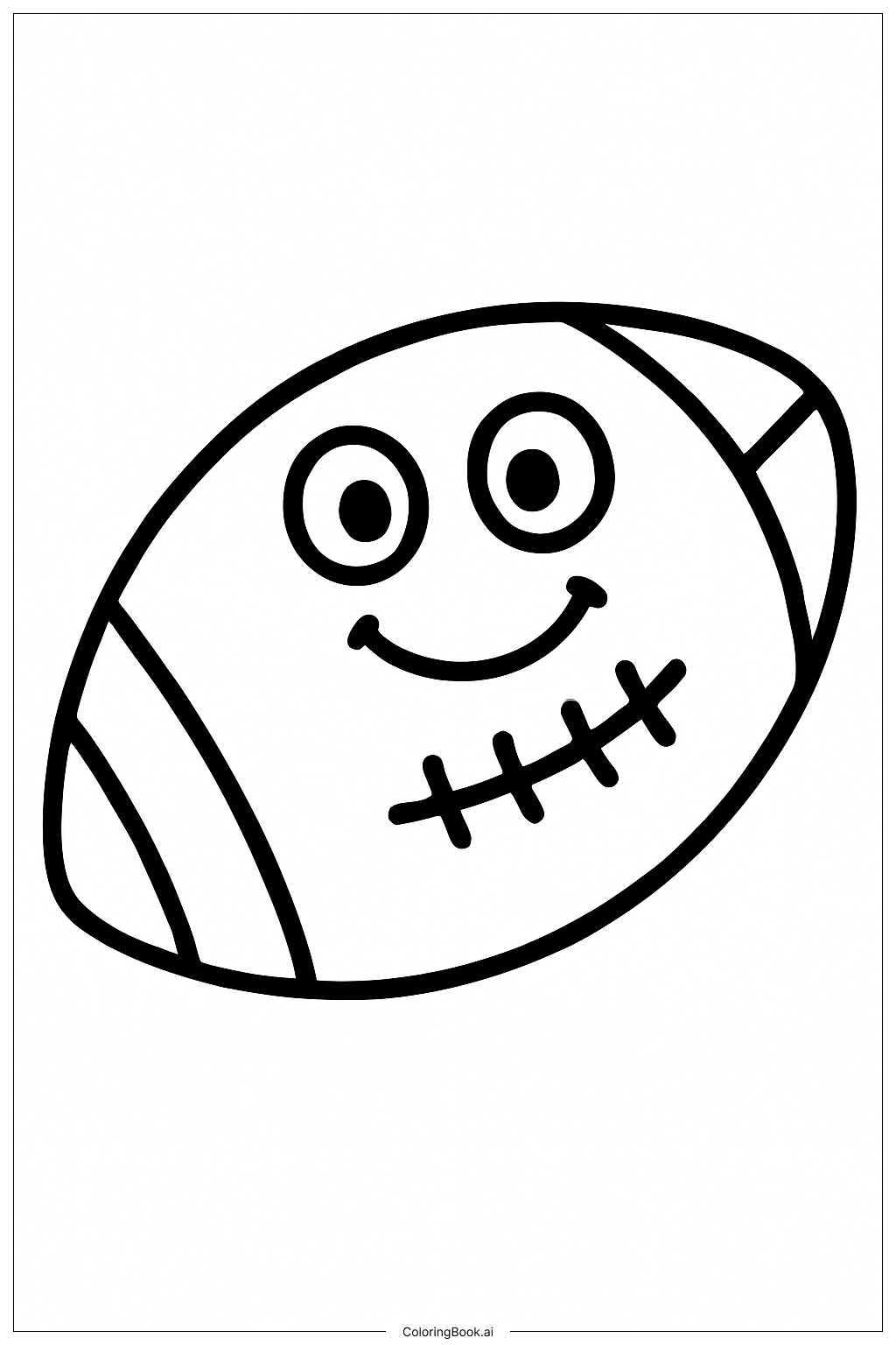 NFL 快樂美式足球著色頁