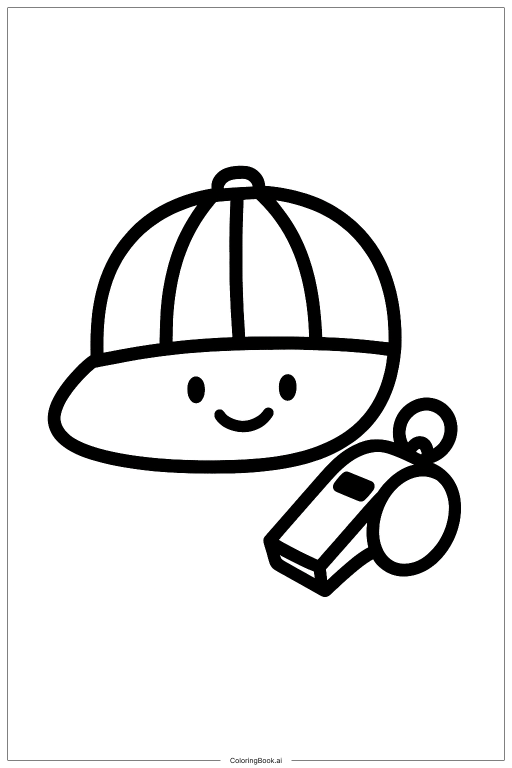 NFL裁判帽著色頁