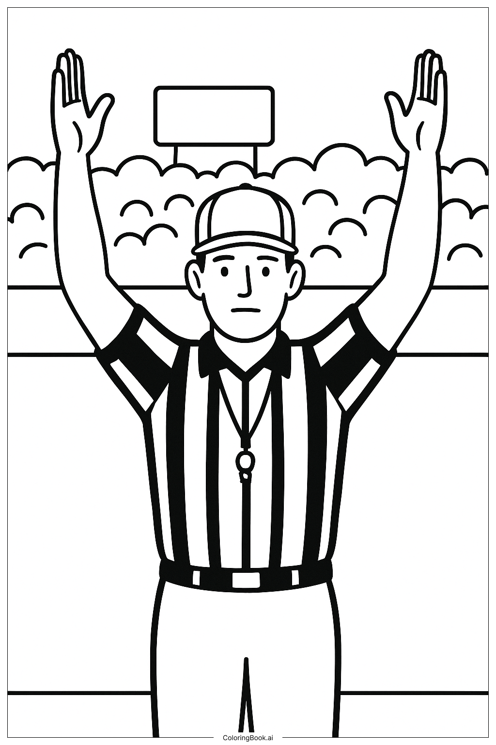 NFL 裁判示意達陣得分