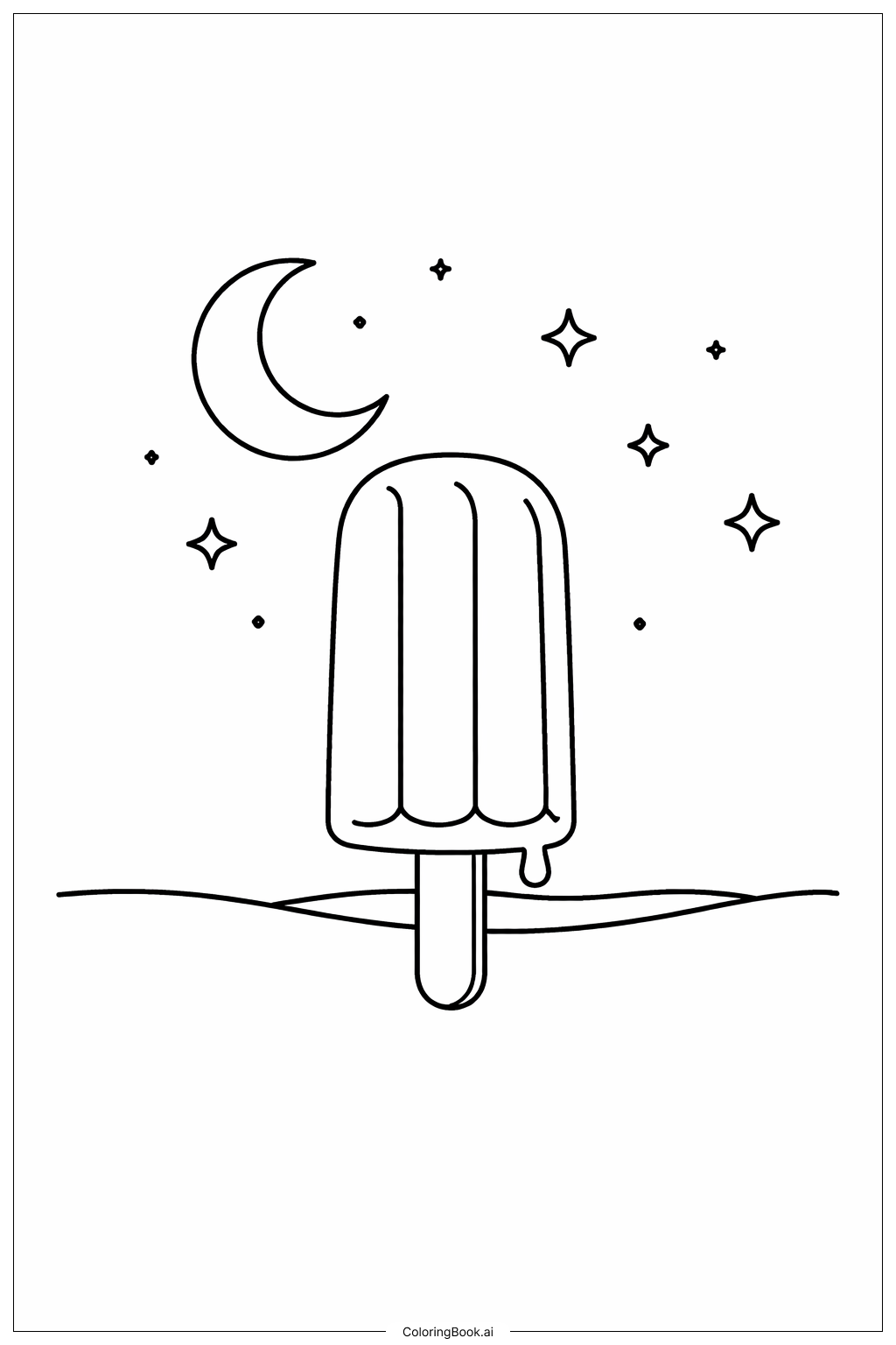 야간 조명 아이스바