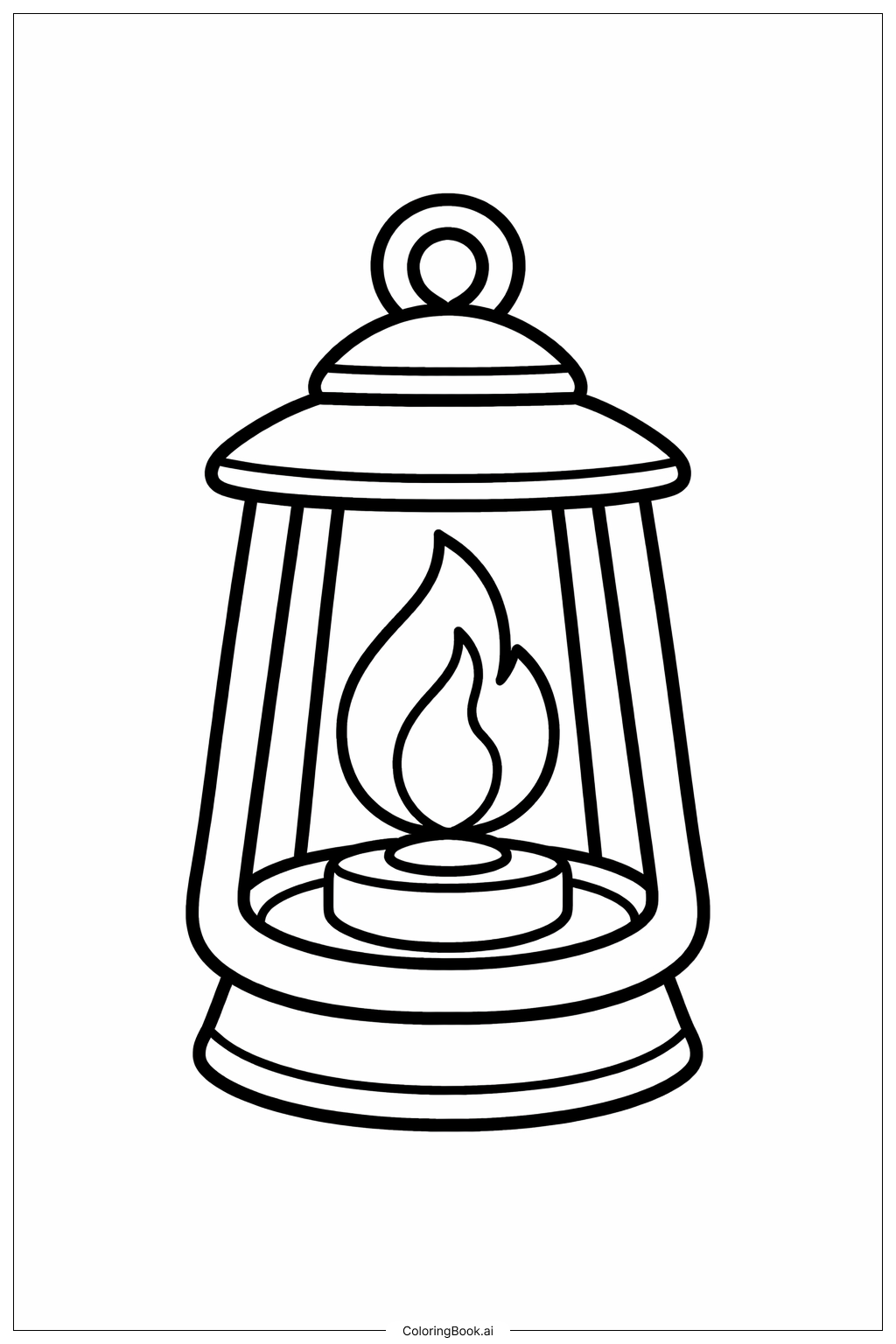  10월 랜턴 색칠공부 페이지 