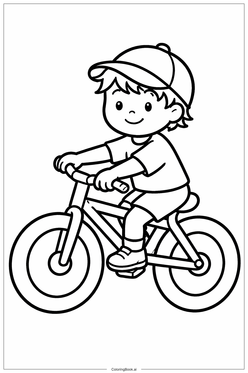  Oh, die Orte, die du mit dem Fahrrad erreichst Ausmalseite 