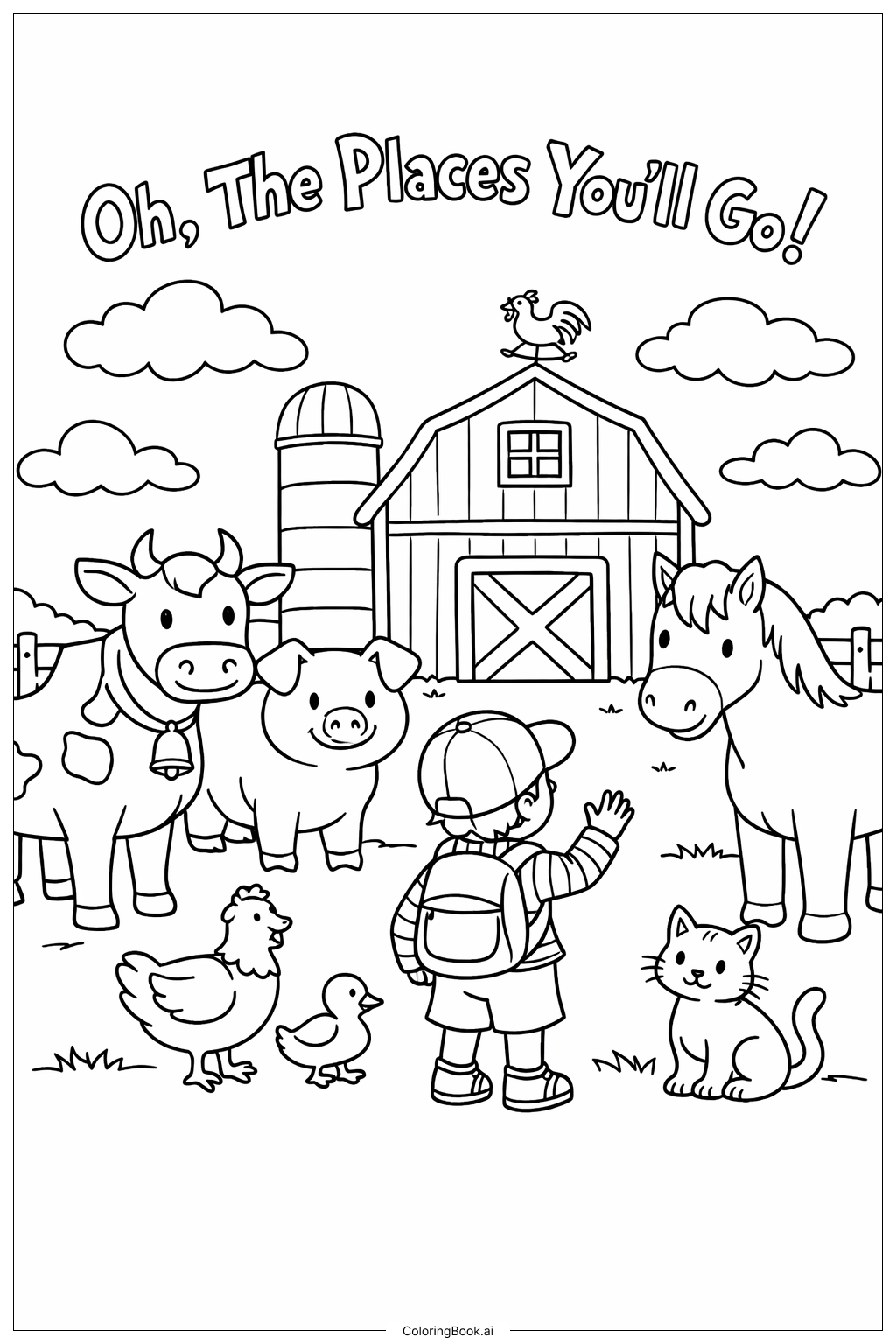 Oh, die Orte, die du besuchen wirst - Bauernhofbesuch