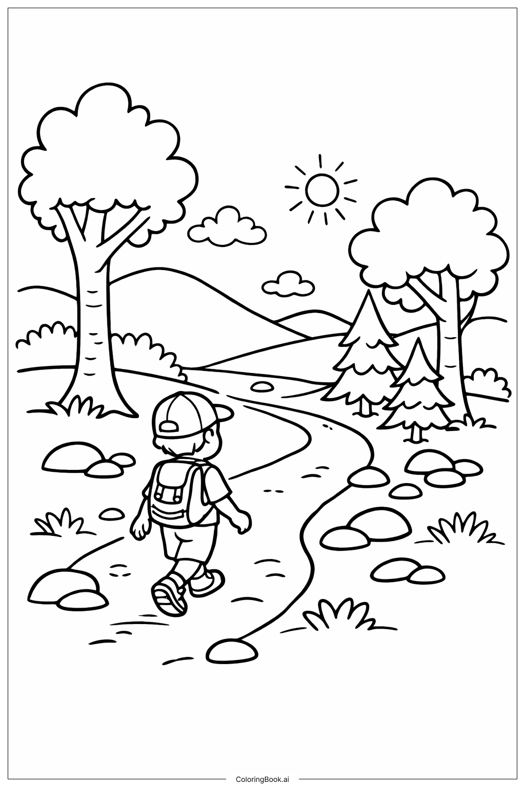 Oh, die Orte, die du sehen wirst Waldweg