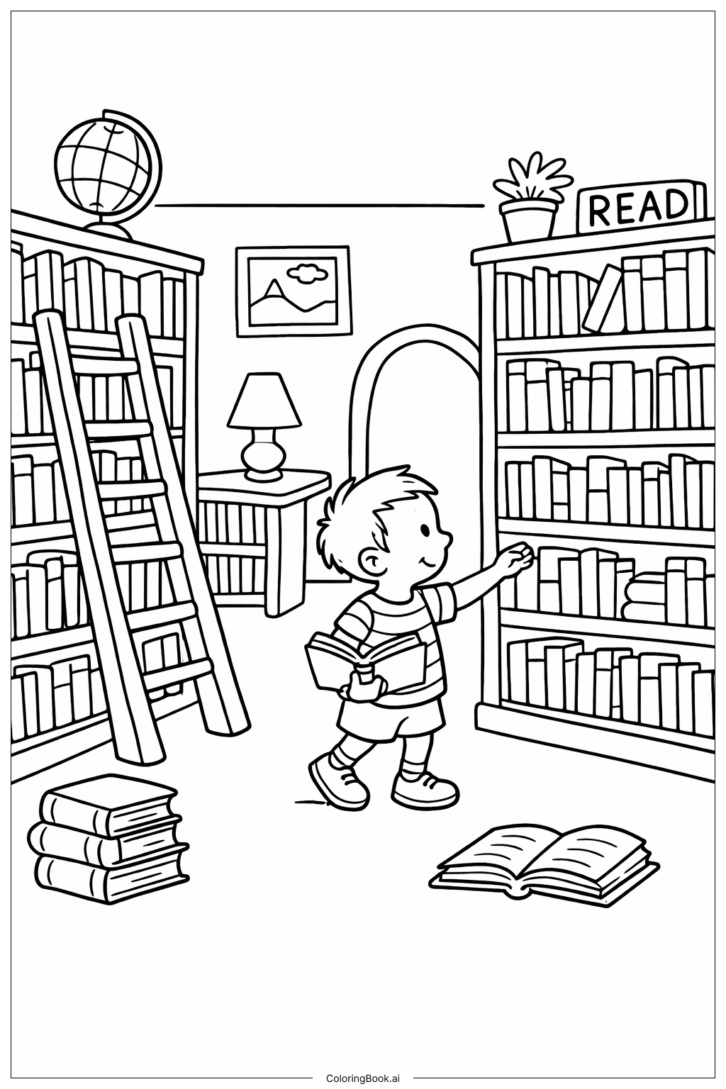  Trang tô màu Oh The Places You'll Go Thư Viện Phiêu Lưu 