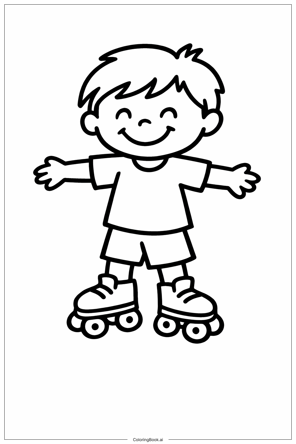  Oh, die Orte, die du besuchen wirst Rollschuhe Ausmalseite 