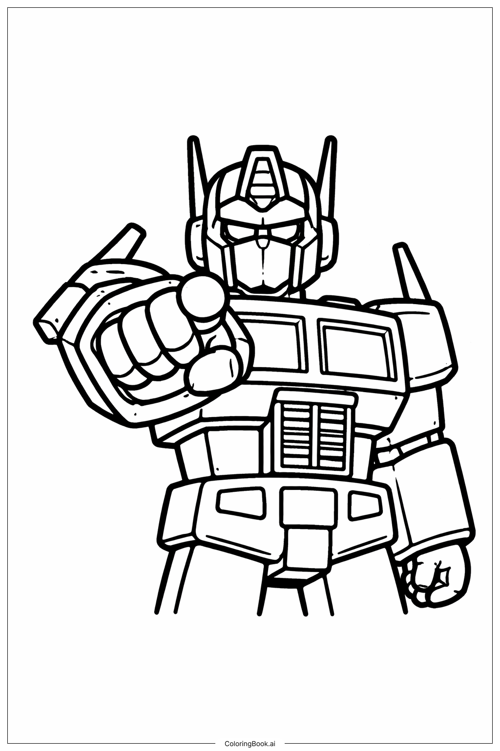 Optimus Prime chỉ tay