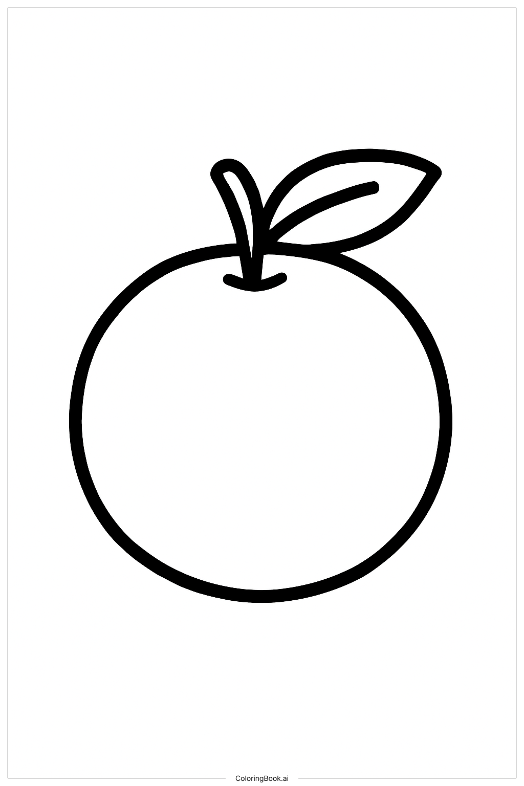 오렌지 과일 색칠공부 페이지