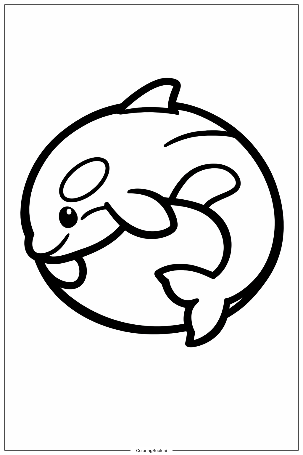 Cá Bóng Bắc Cực Trong Tư Thế Quanh Tròn