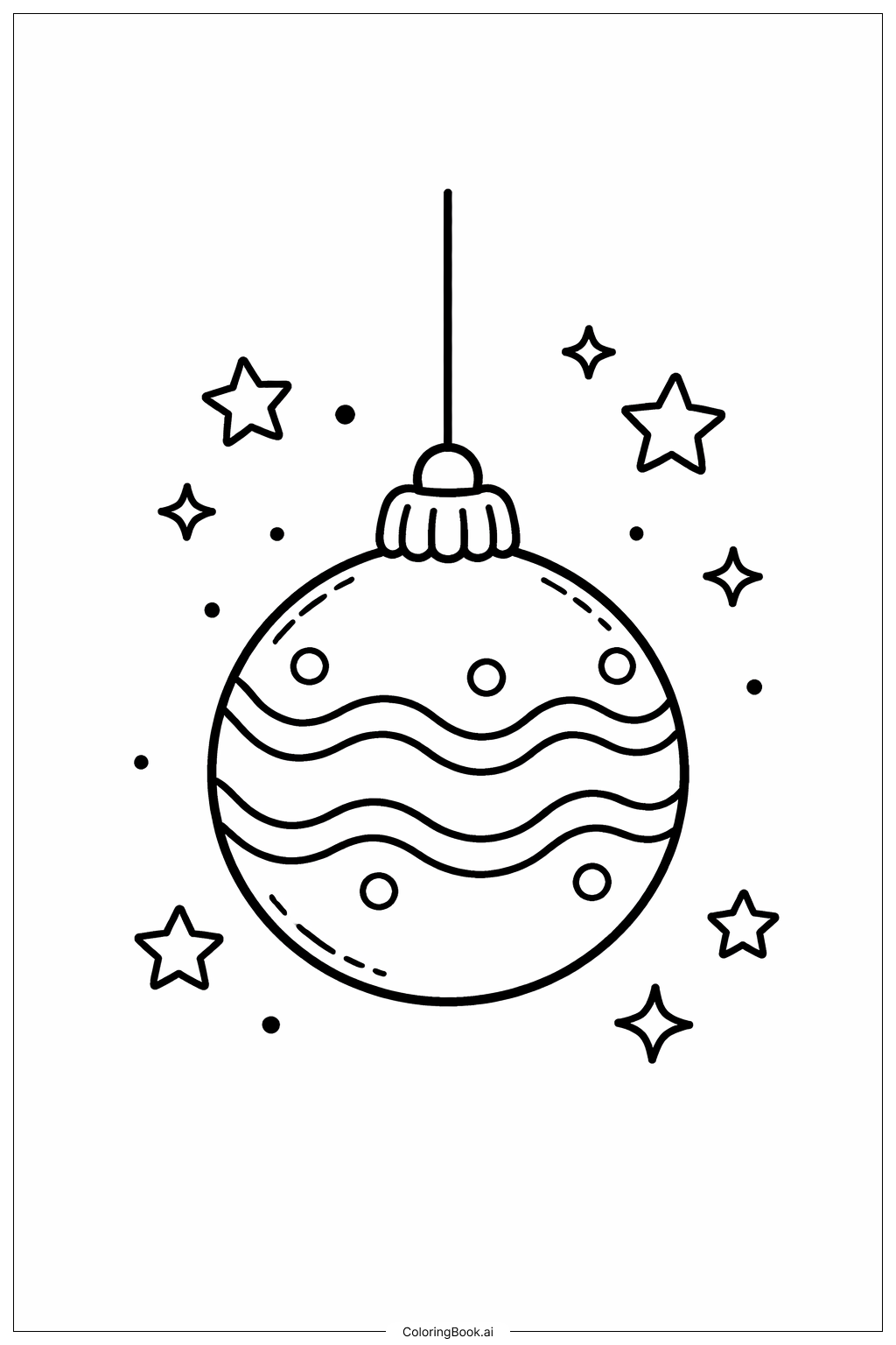 Ornament mit Sternen