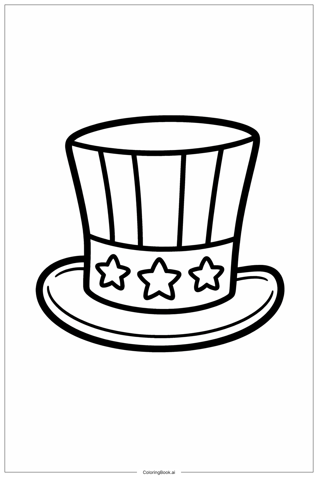 Emblème de chapeau dessin animé du logo des Patriots