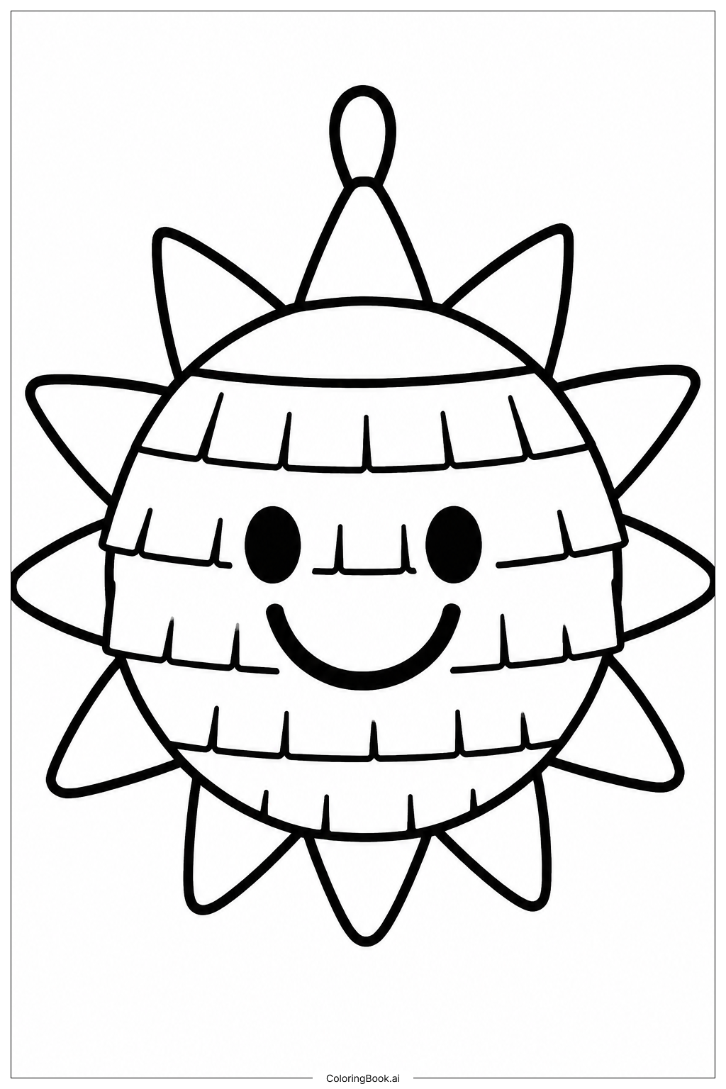 Pinata Sonnengesicht